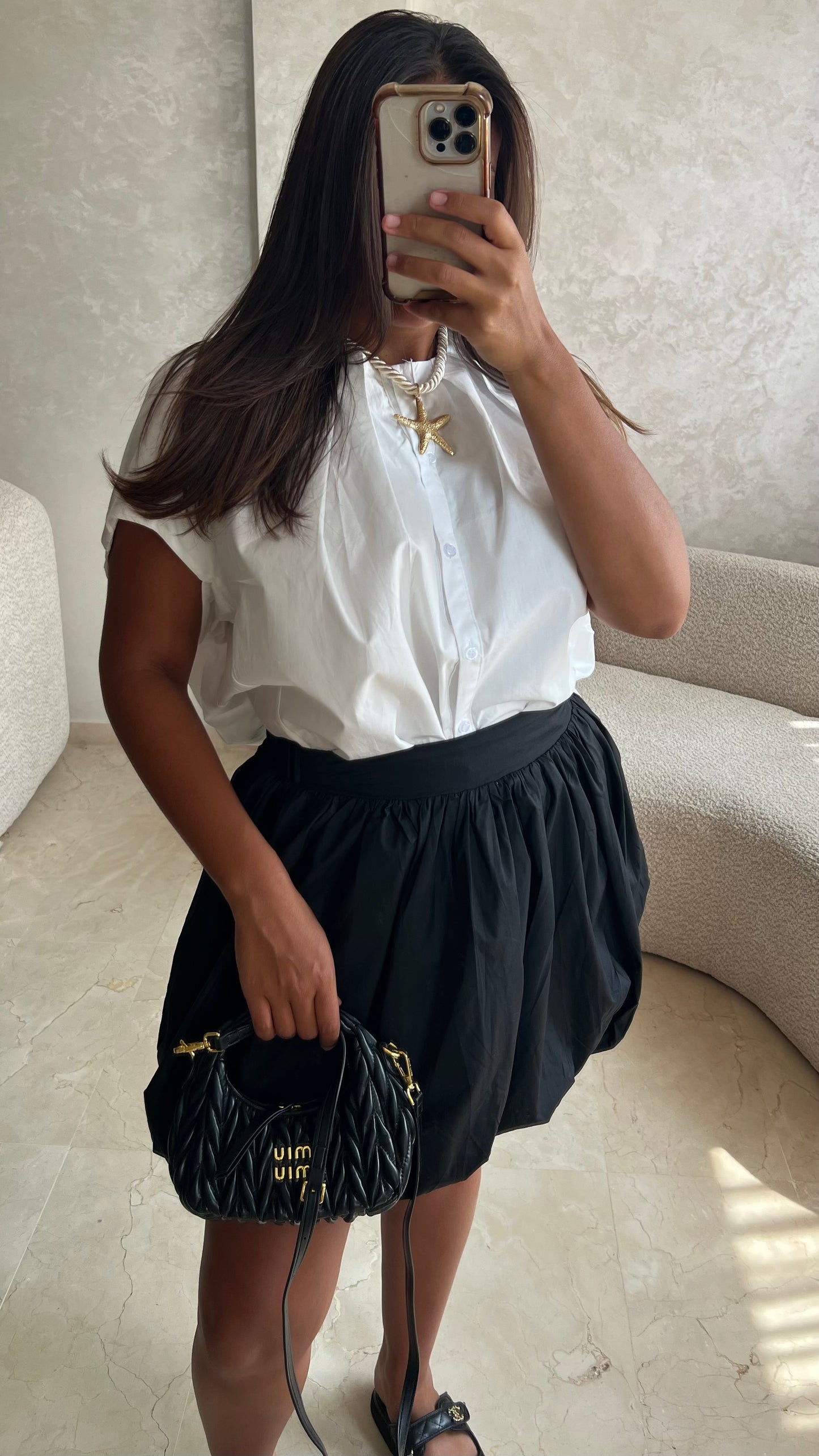 Chemise blanche oversize