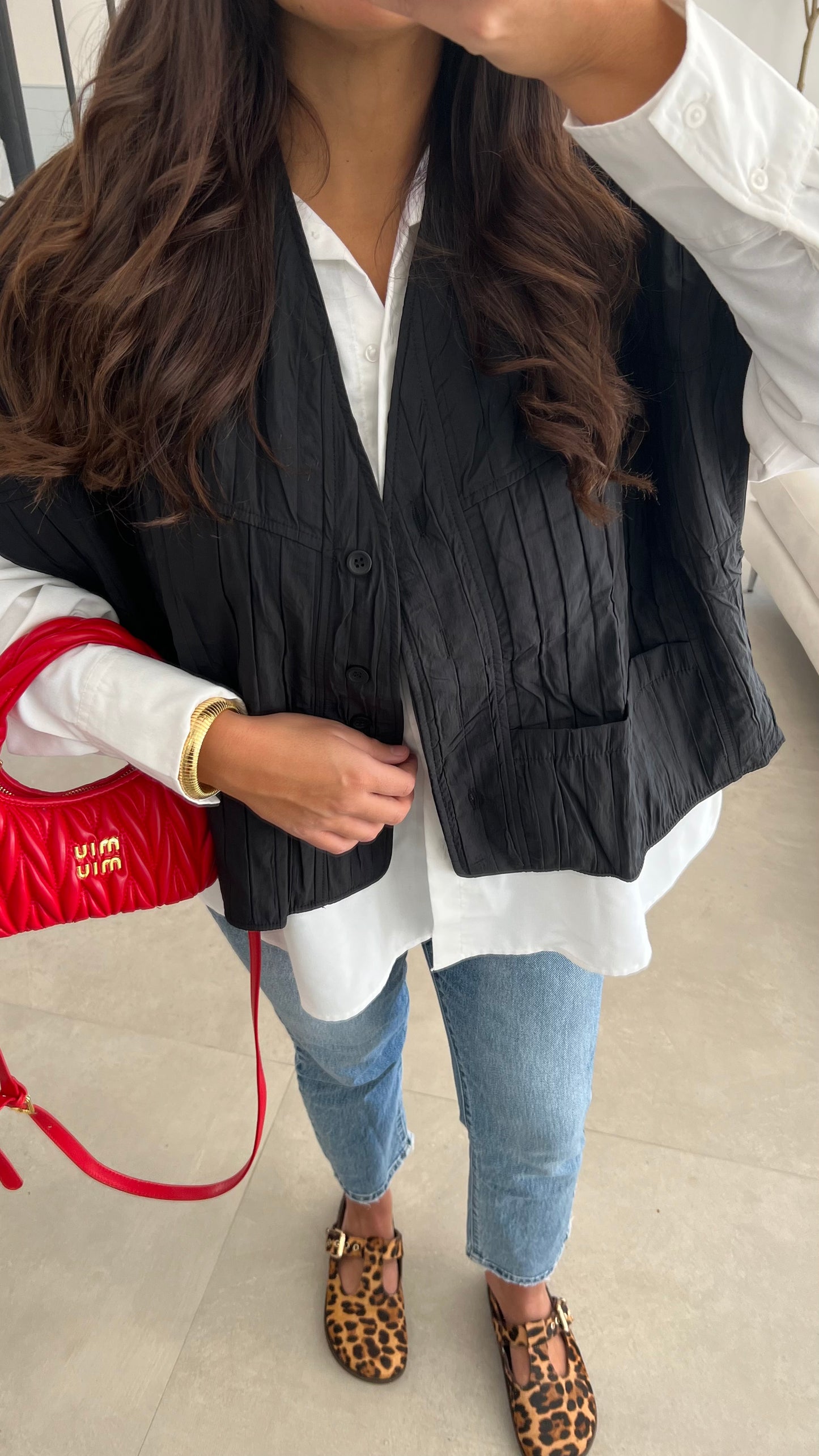 Veste sans manche noire