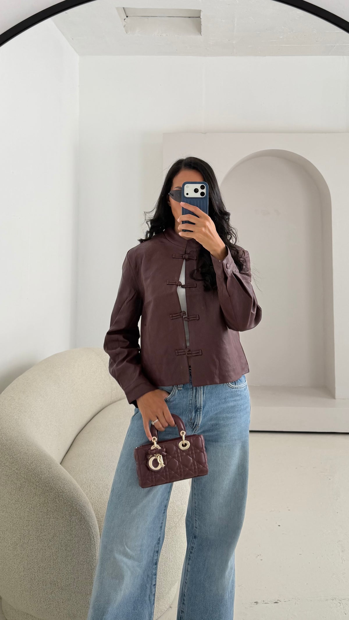Veste Shanghai bordeaux
