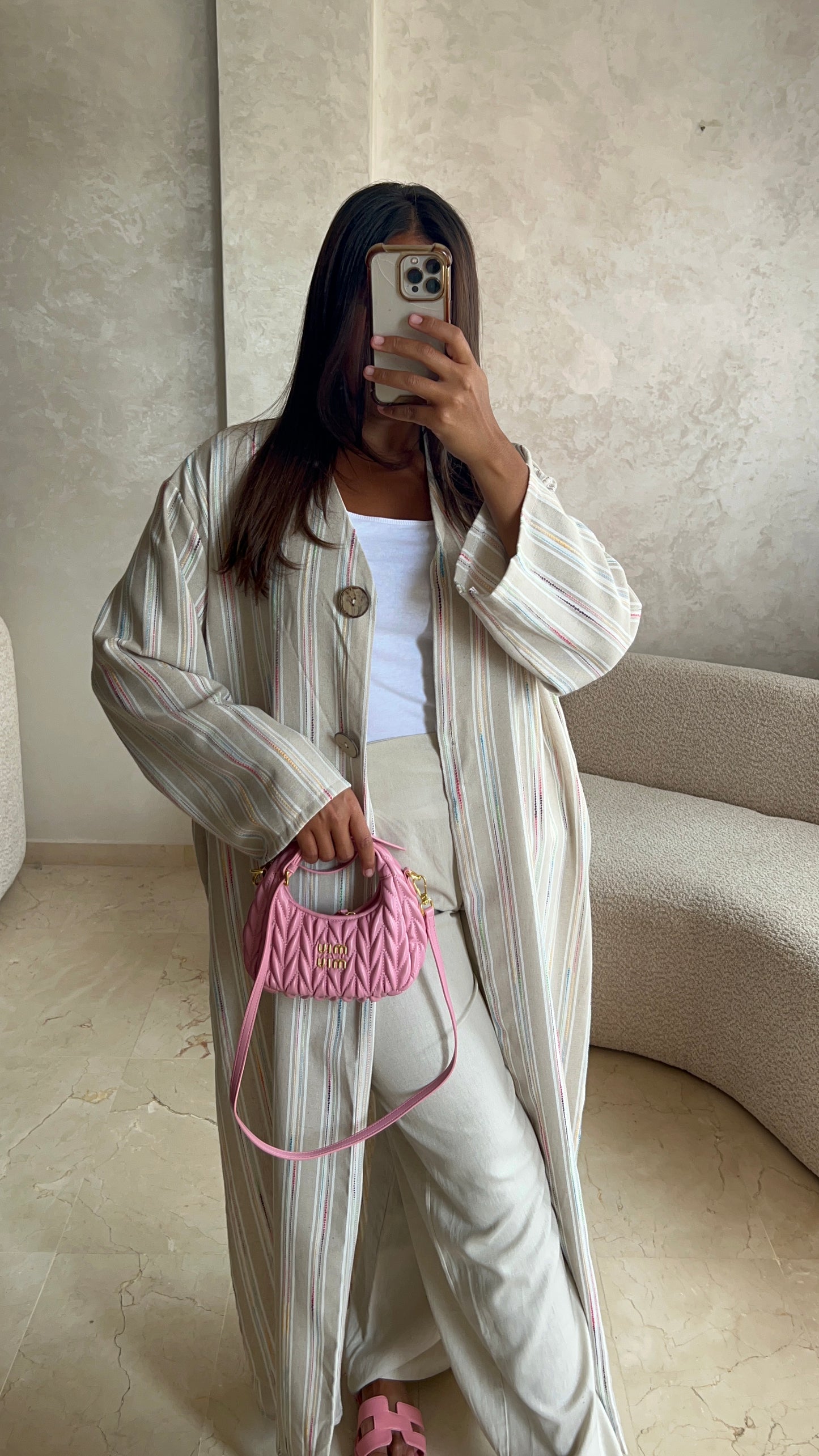 Kimono à rayures