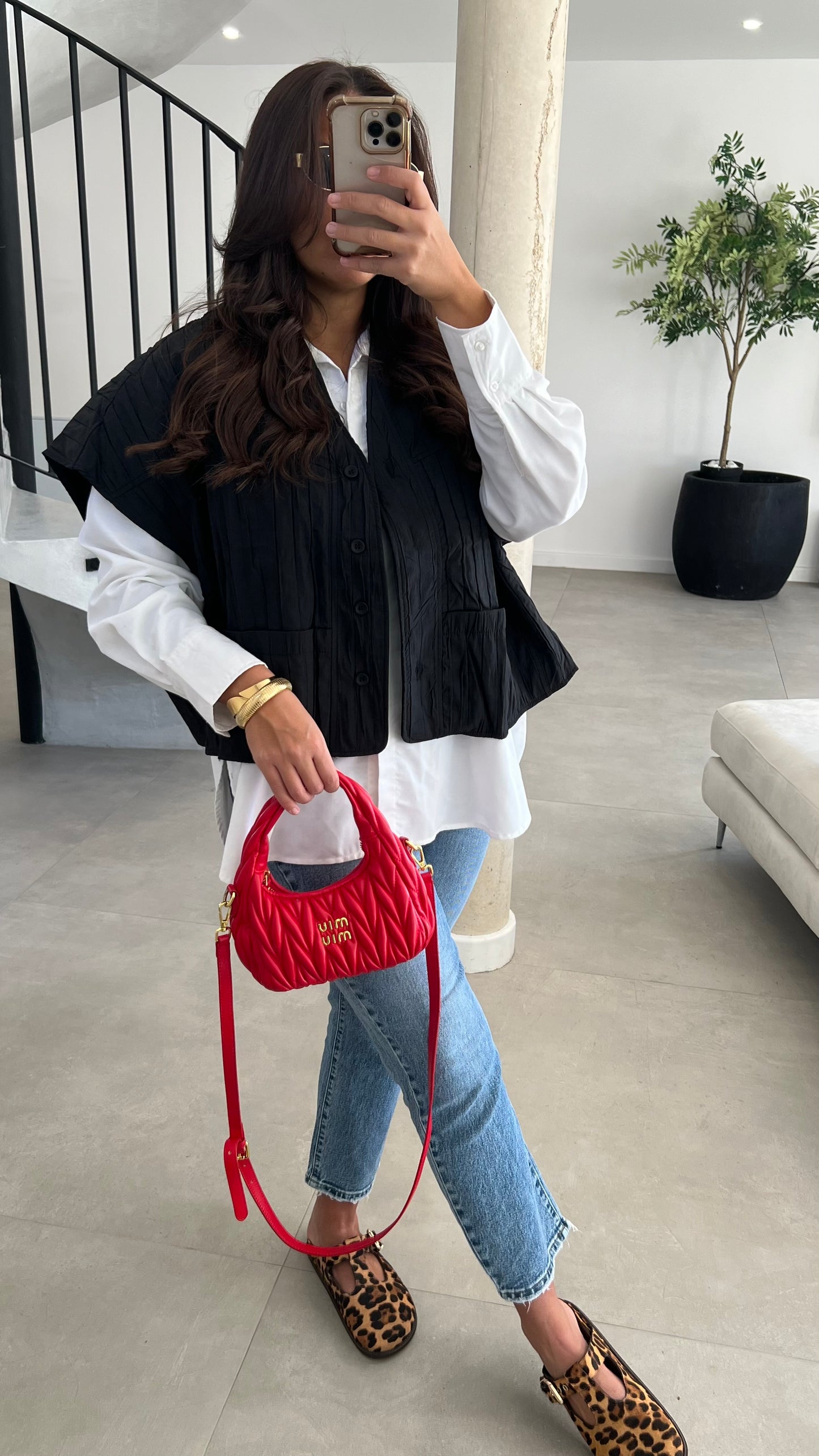 Veste sans manche noire