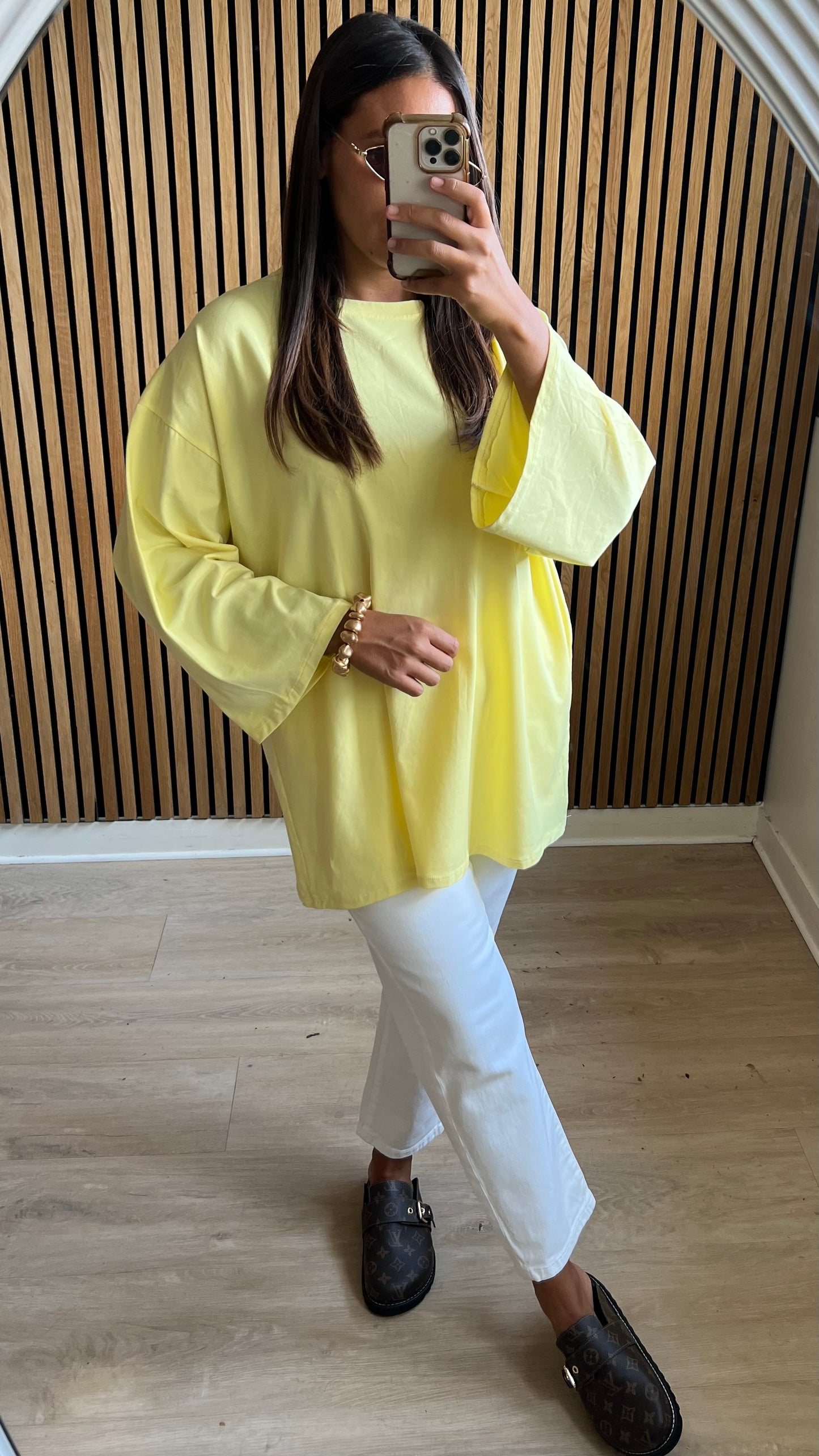 Tee shirt oversize jaune