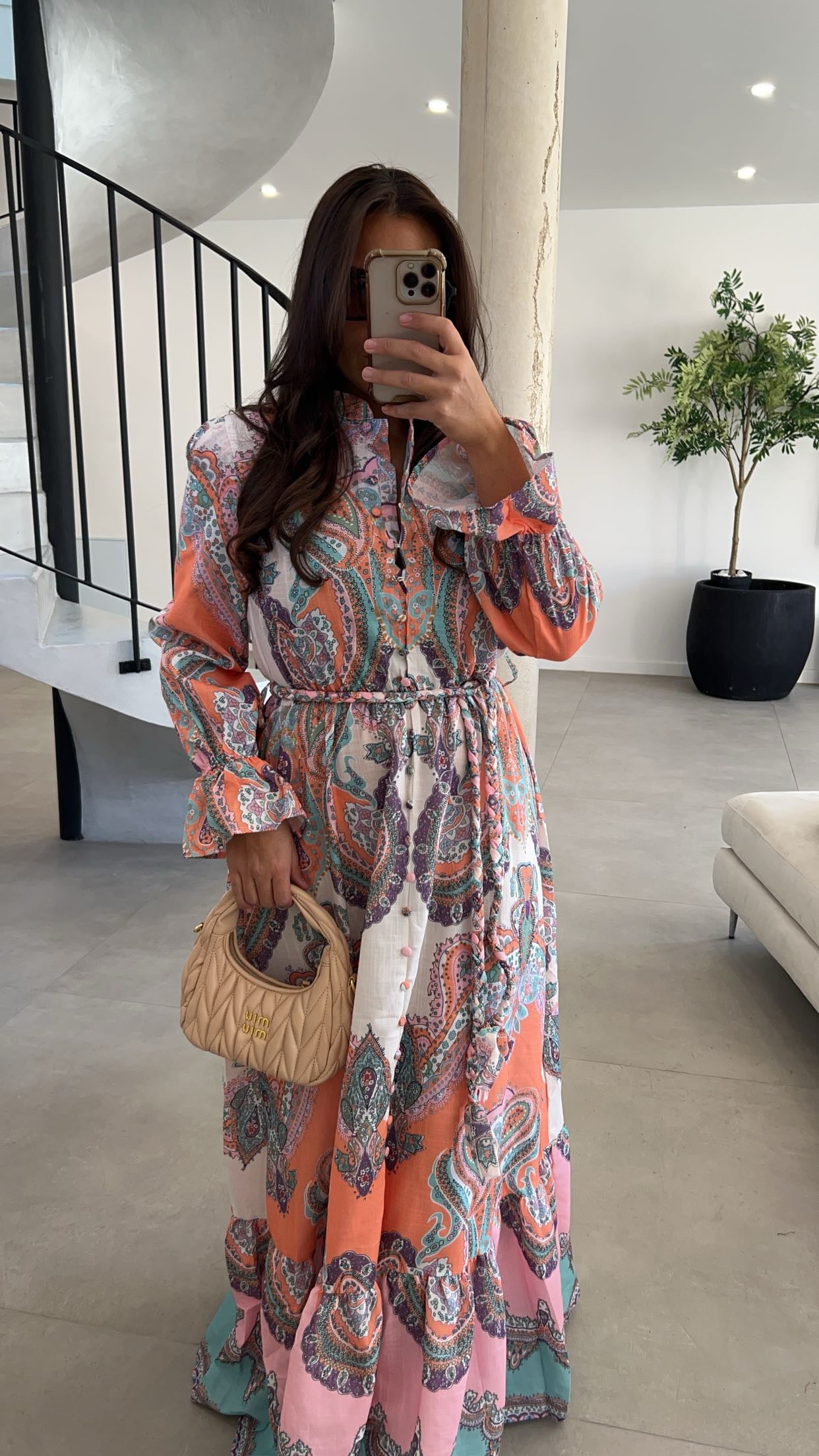 Robe longue alya