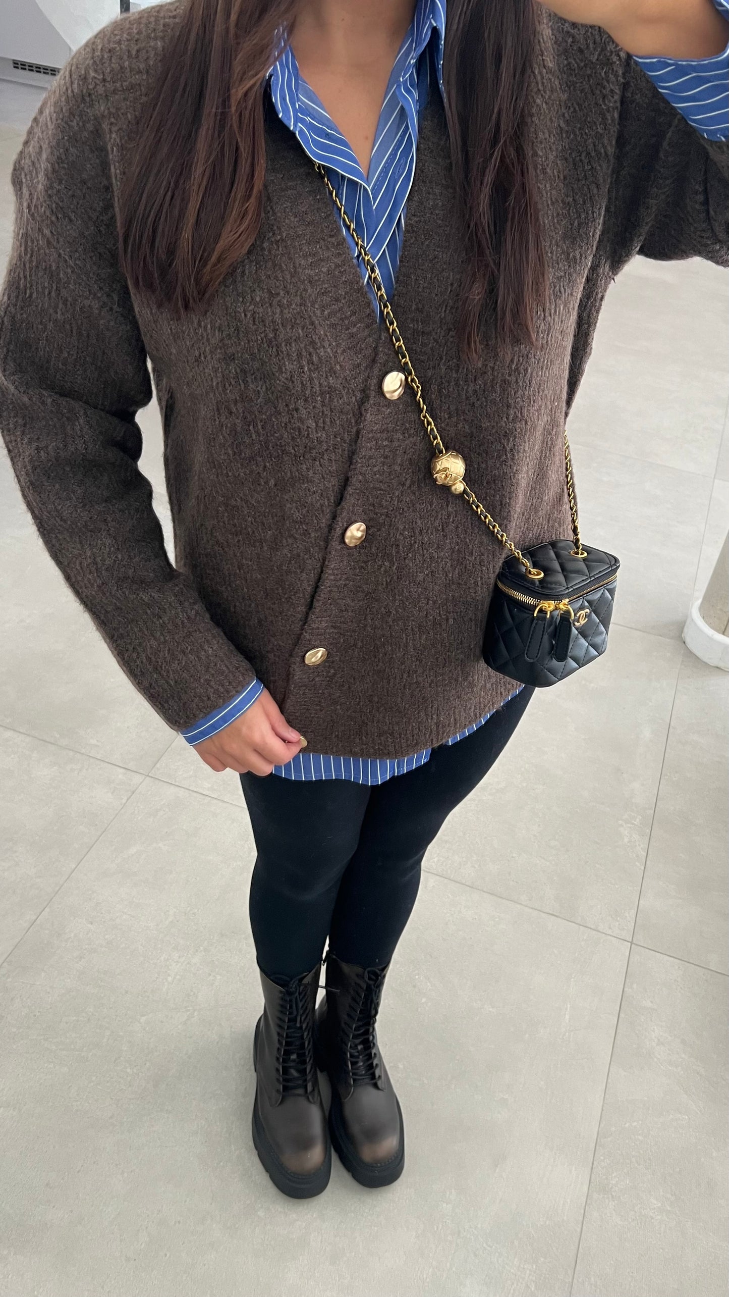 Gilet doux choco