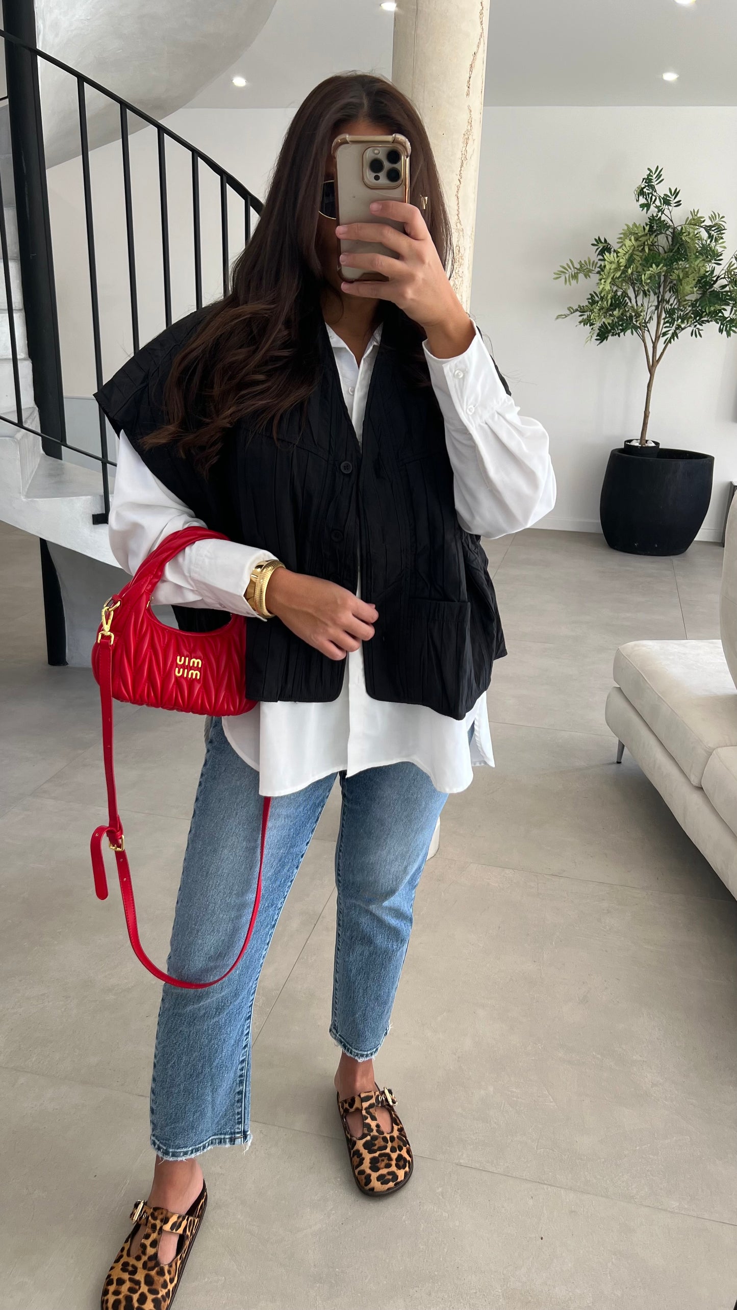 Veste sans manche noire