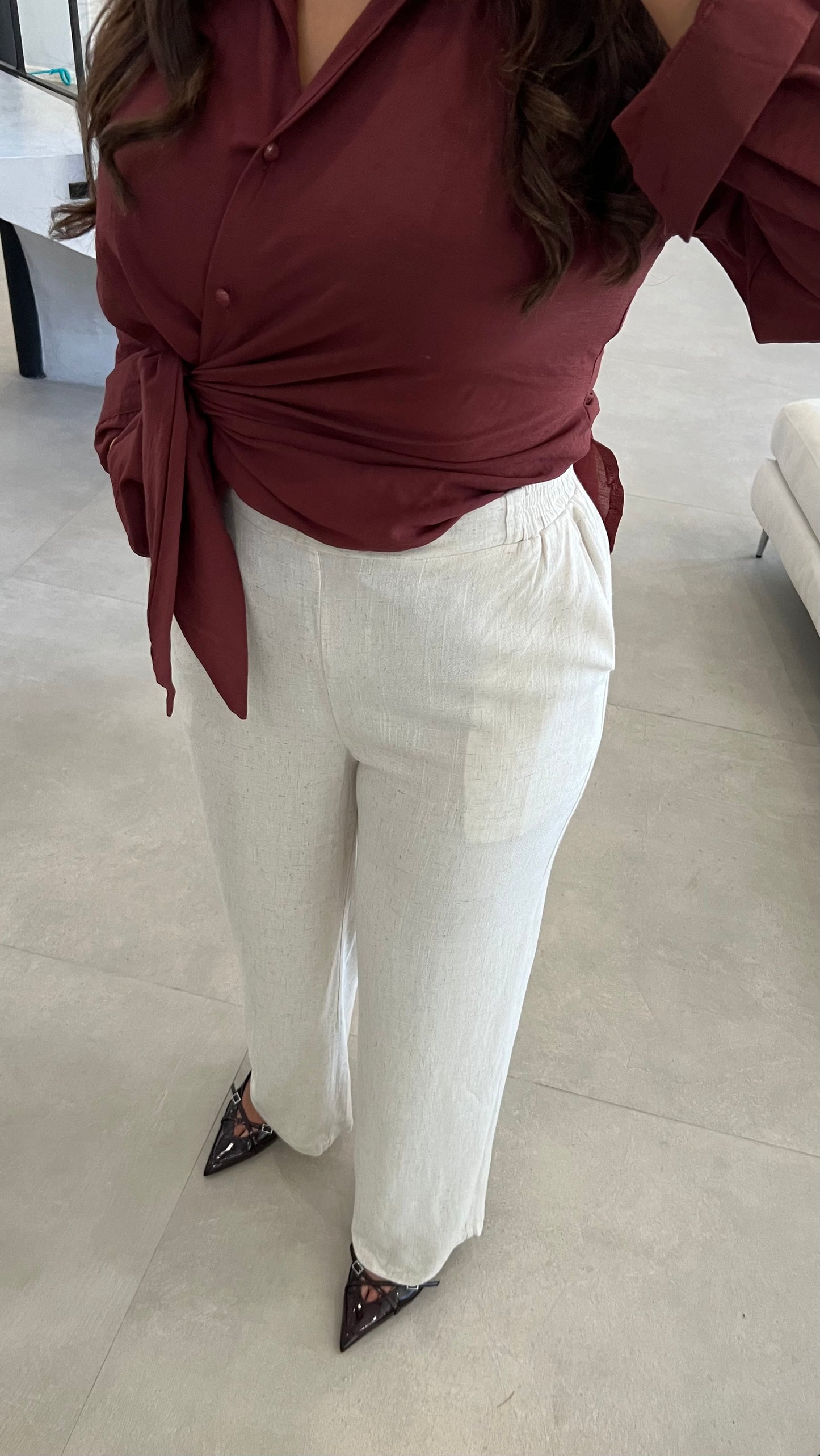 Pantalon en lin