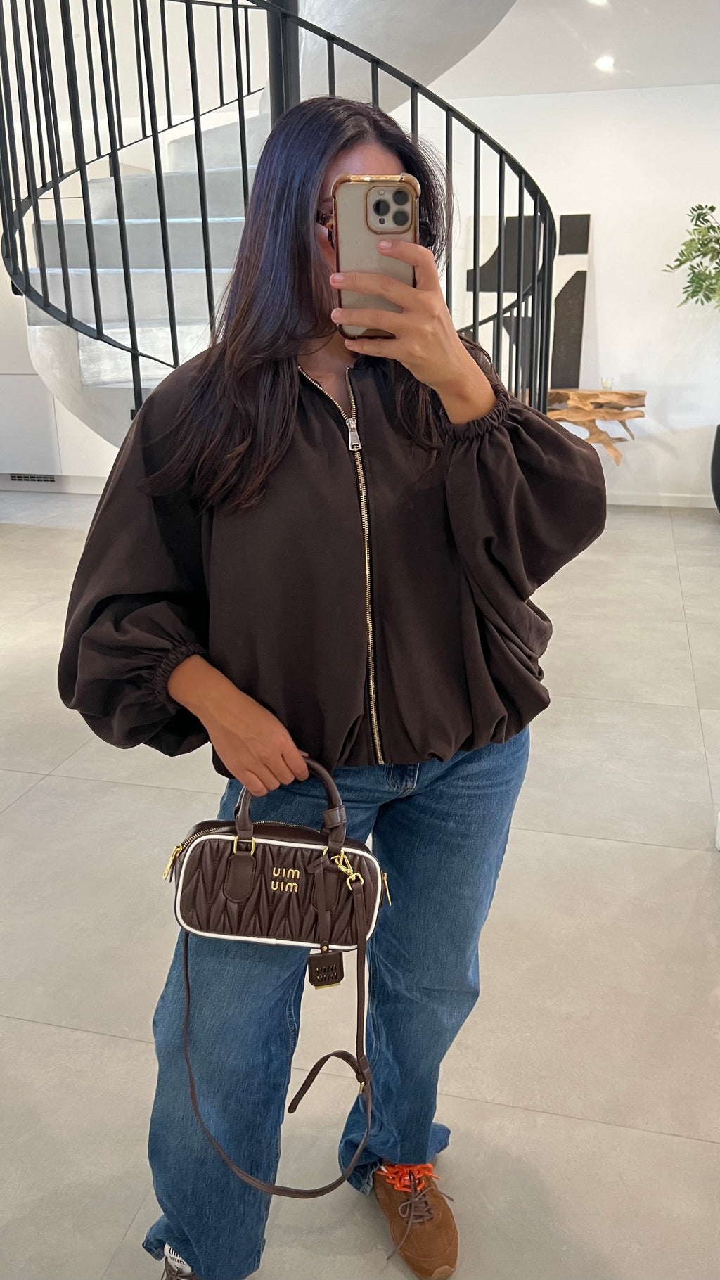 Veste ballon choco