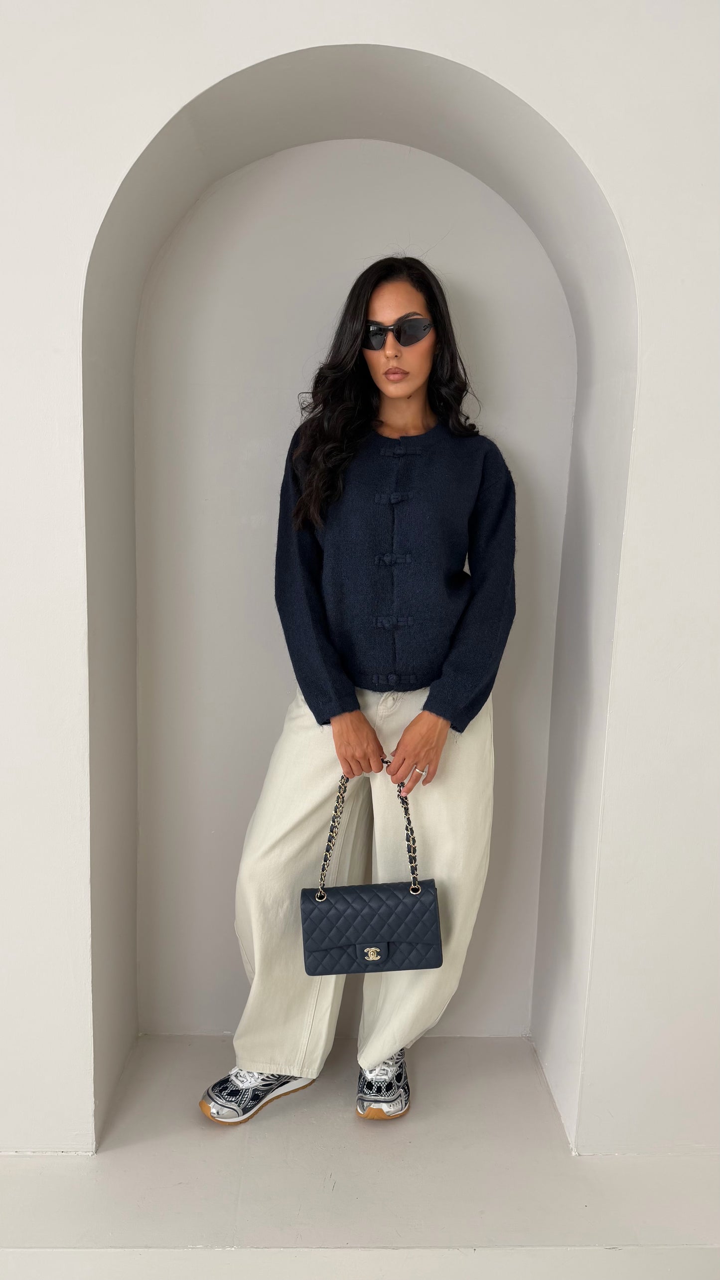 Cardigan bleu marine