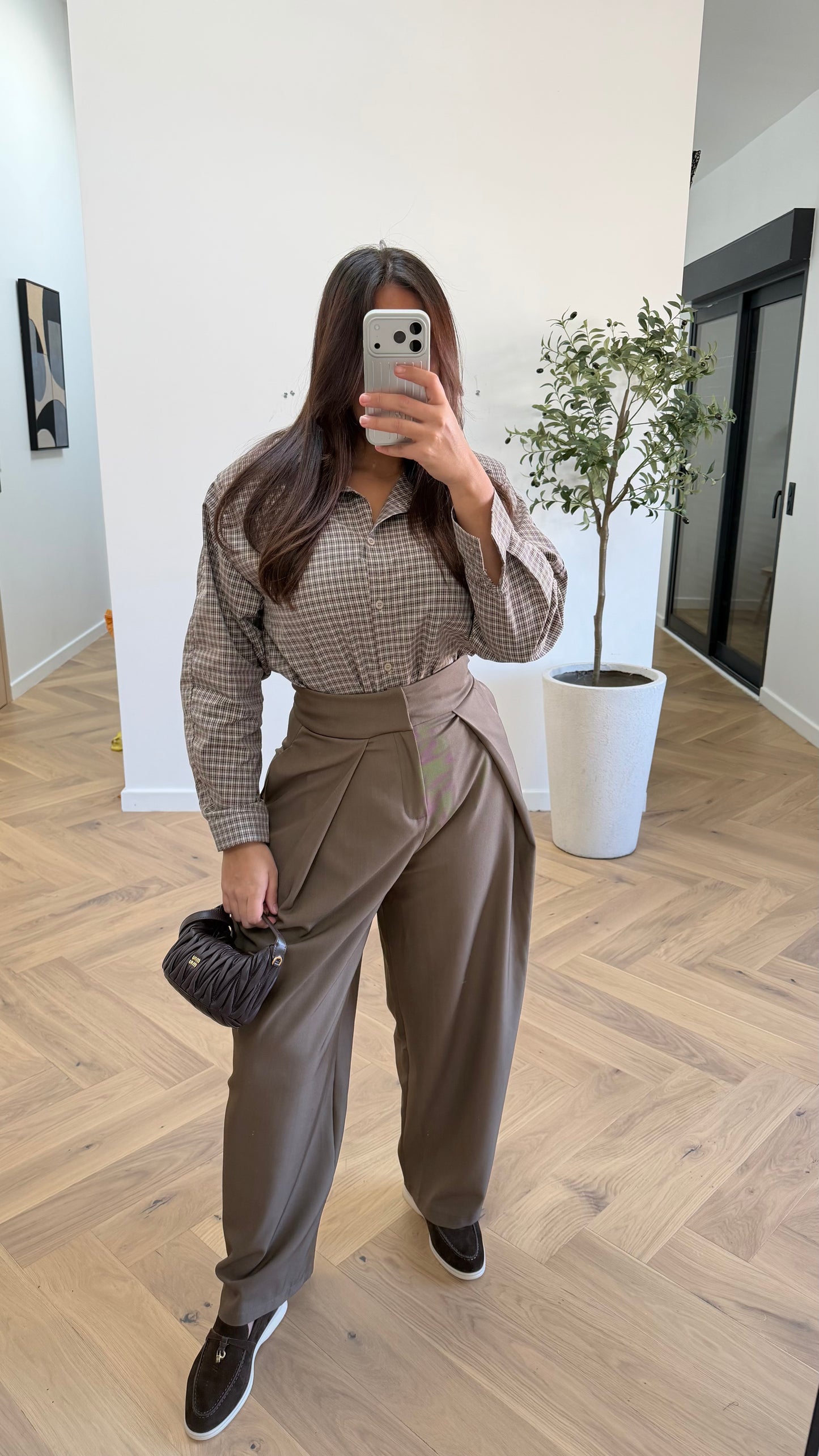 Pantalon ballon marron