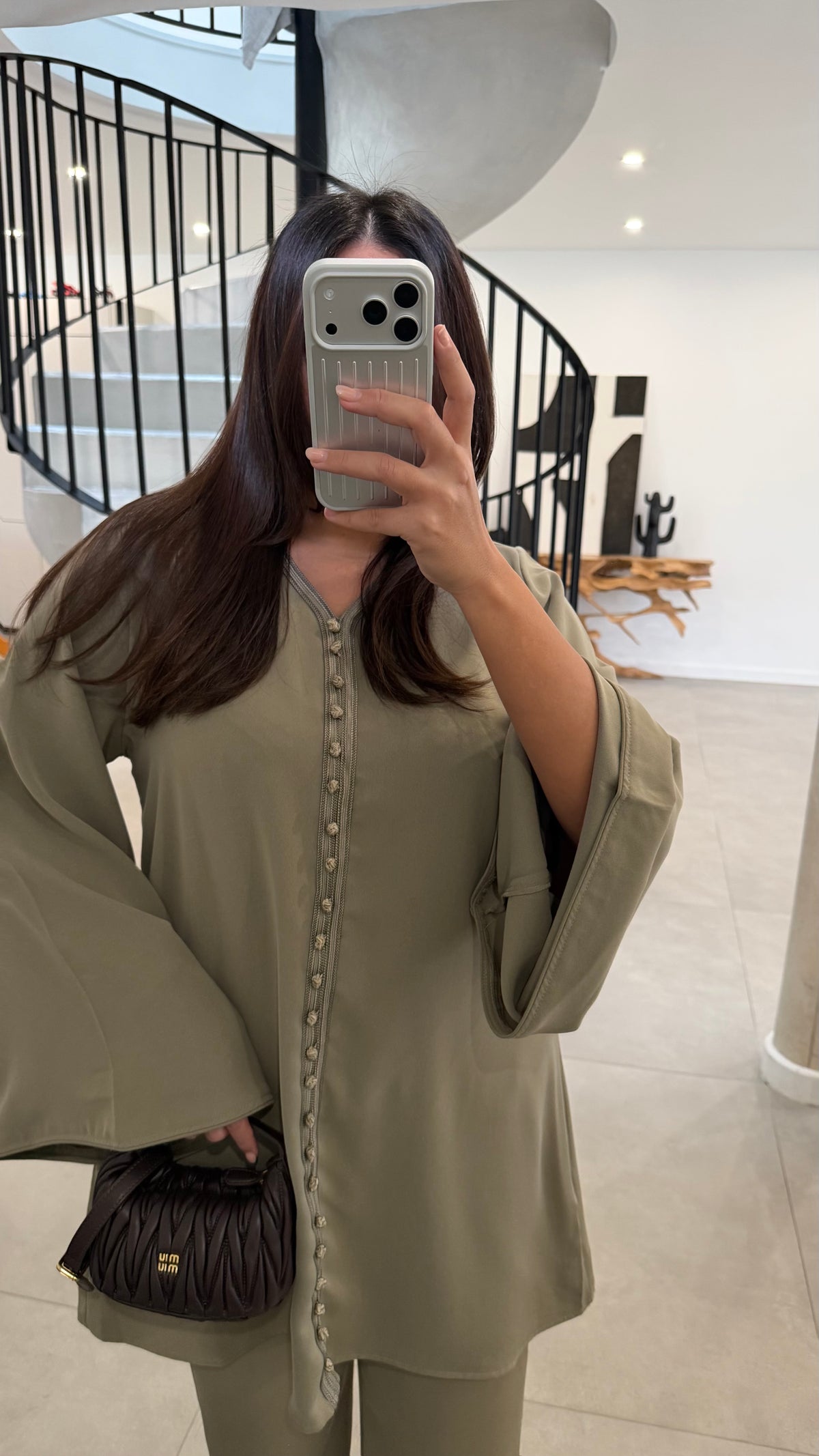 Ensemble souk vert sauge/kaki