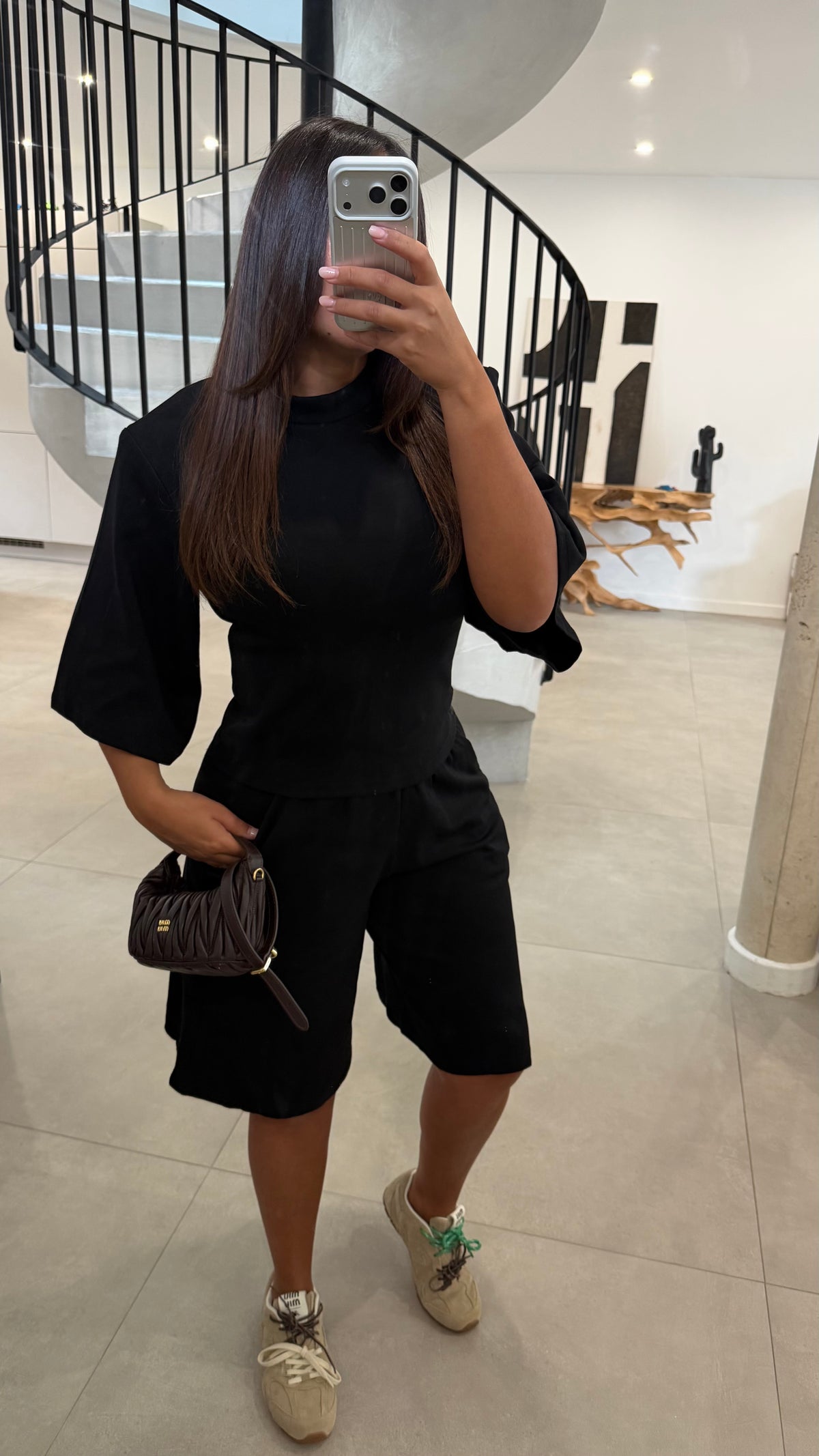 Ensemble top épaulettes et bermuda