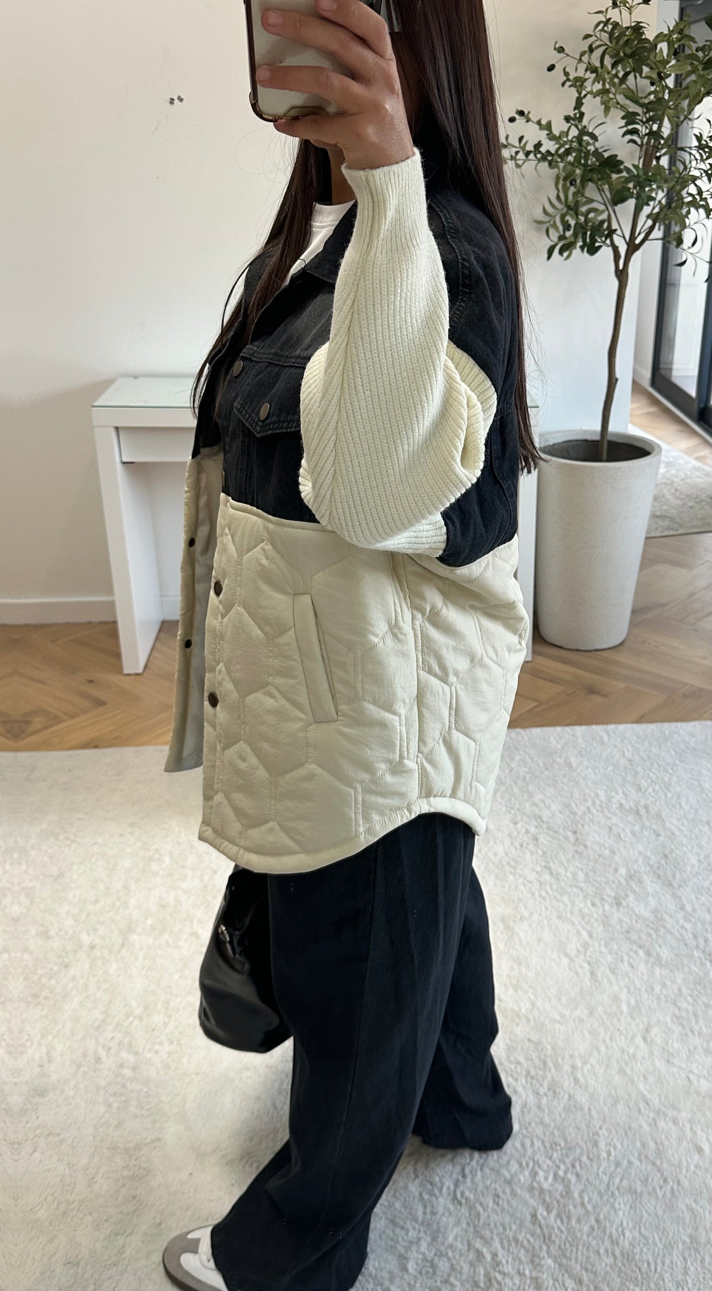 Veste triple matière