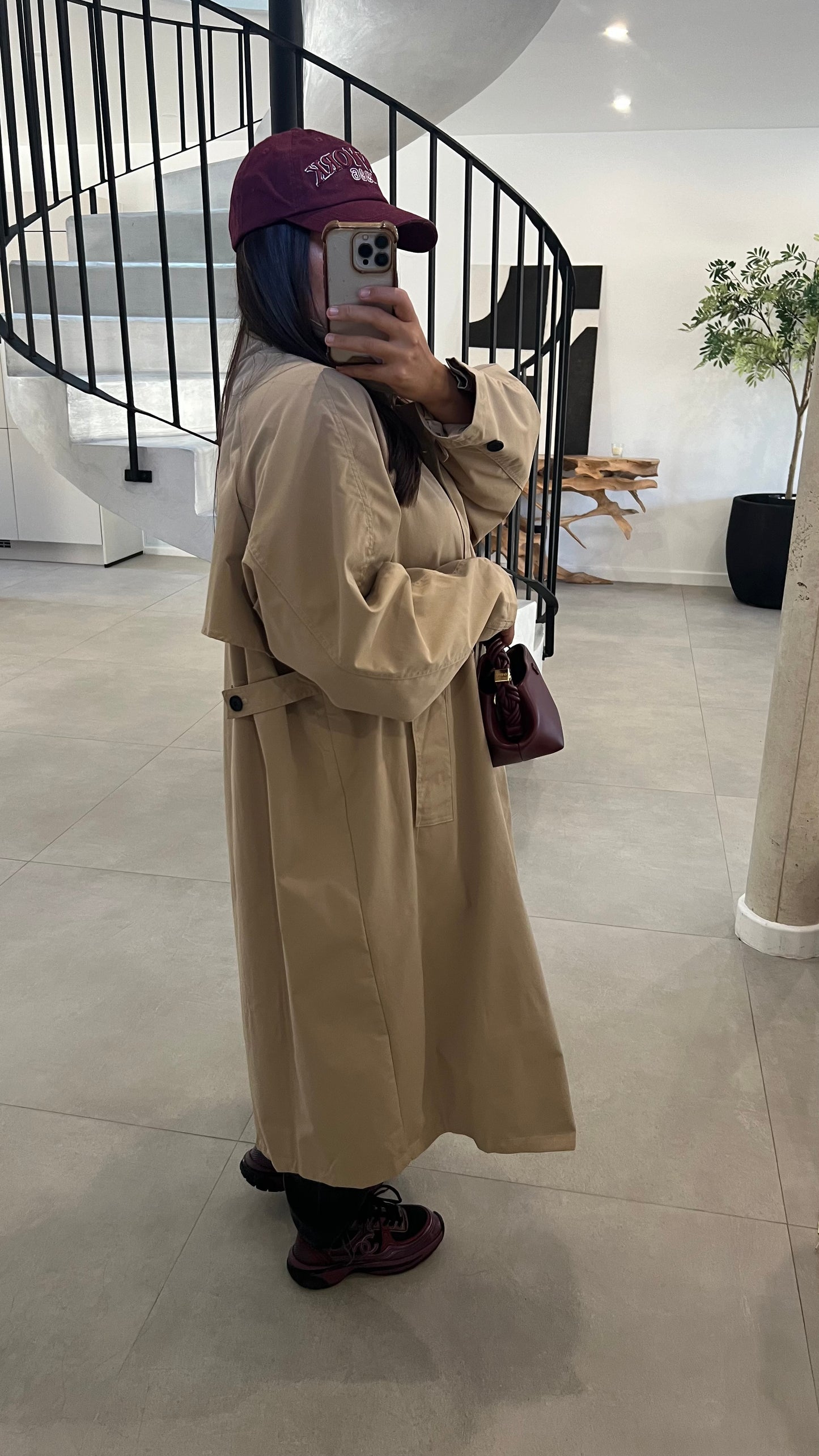 Trench long oversize