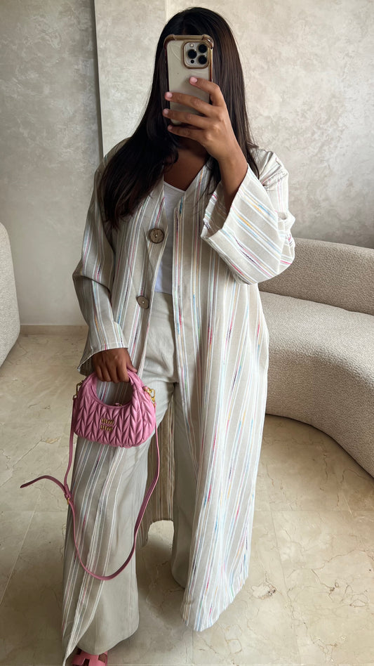 Kimono à rayures