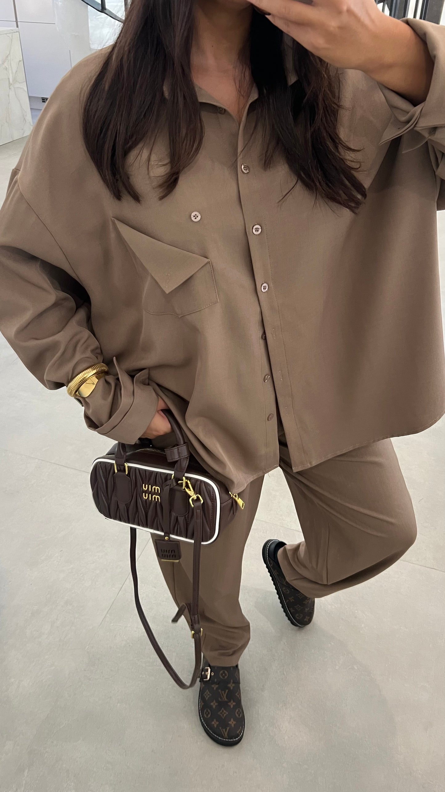 Ensemble aria taupe