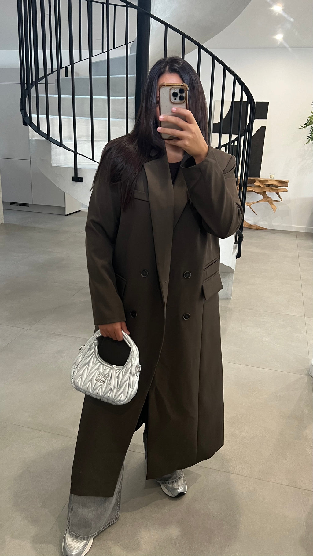 Blazer long choco