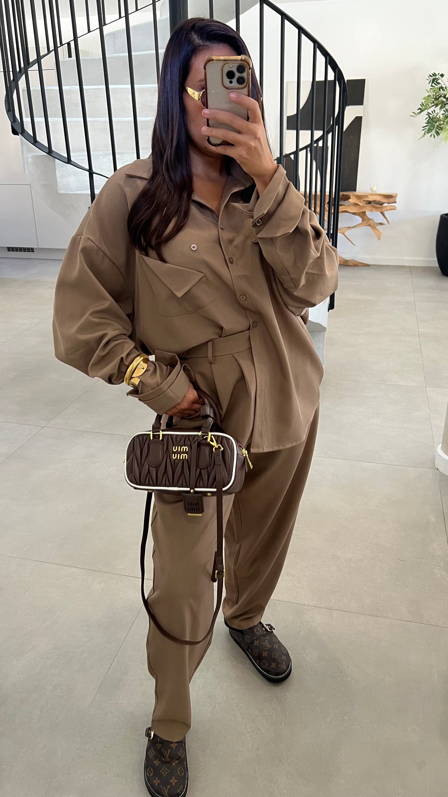 Ensemble aria taupe