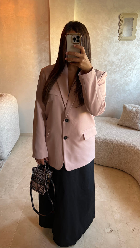 Blazer rose pale