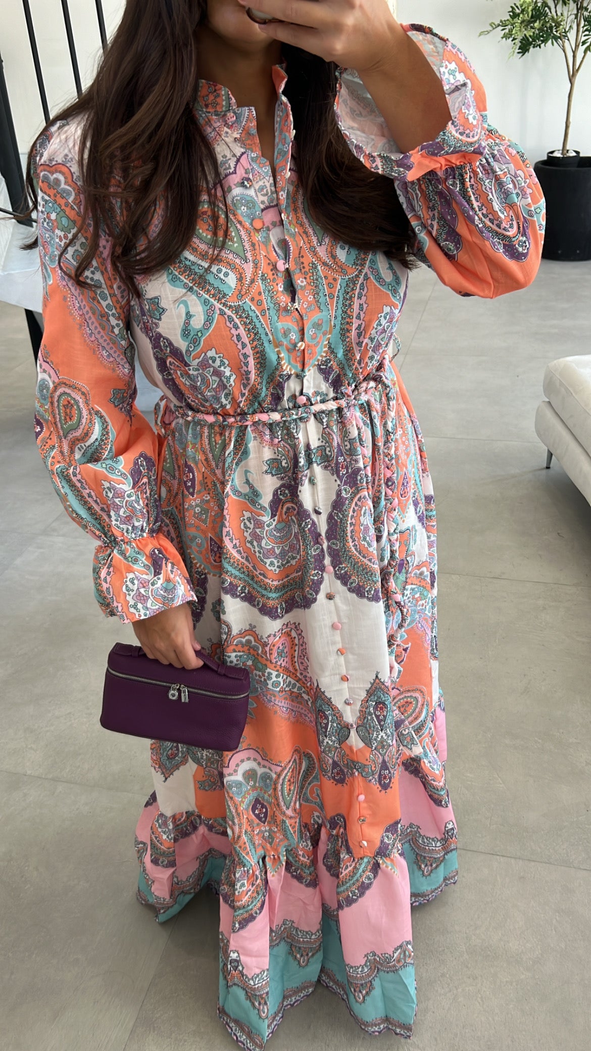 Robe longue alya