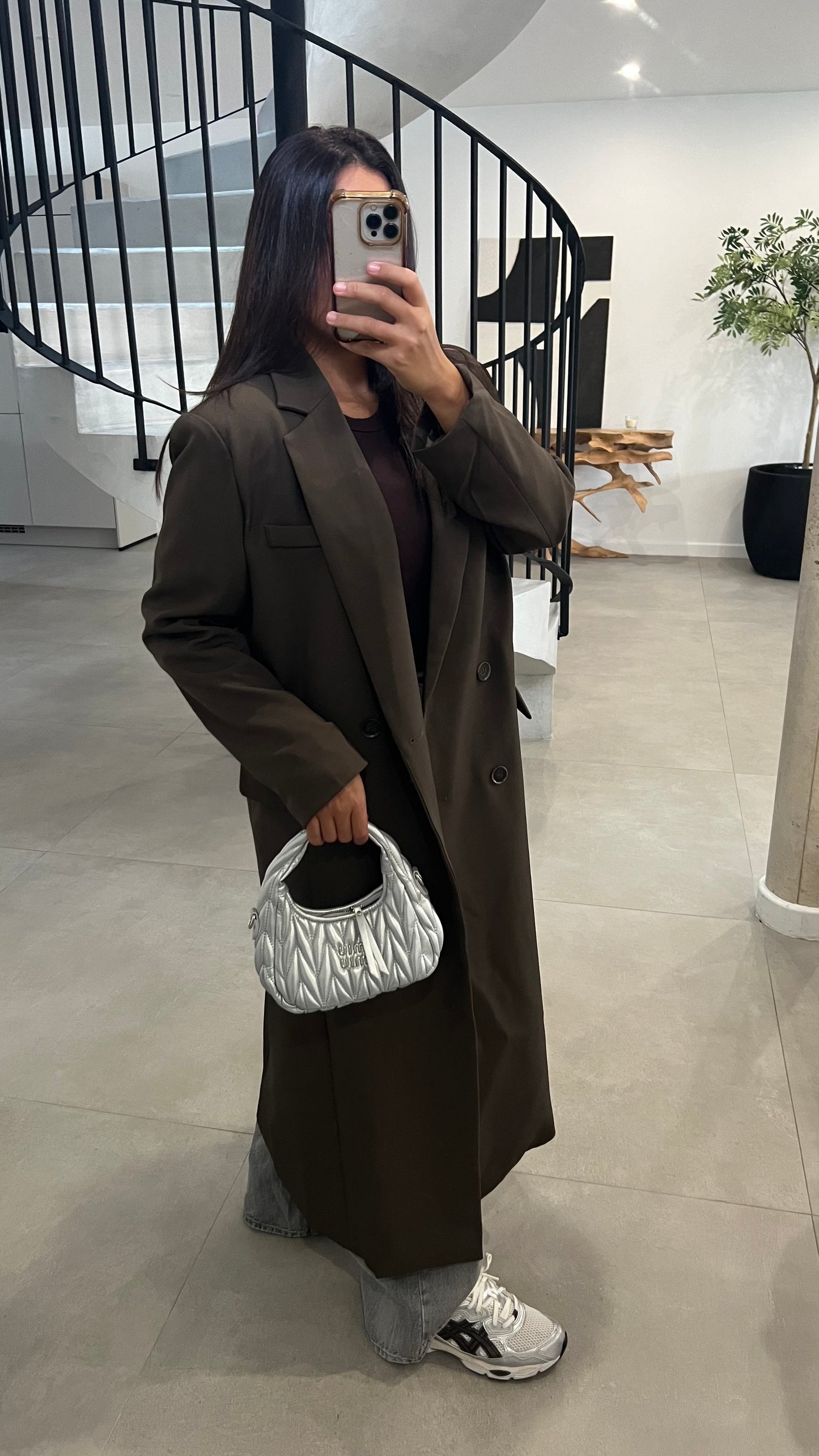 Blazer long choco