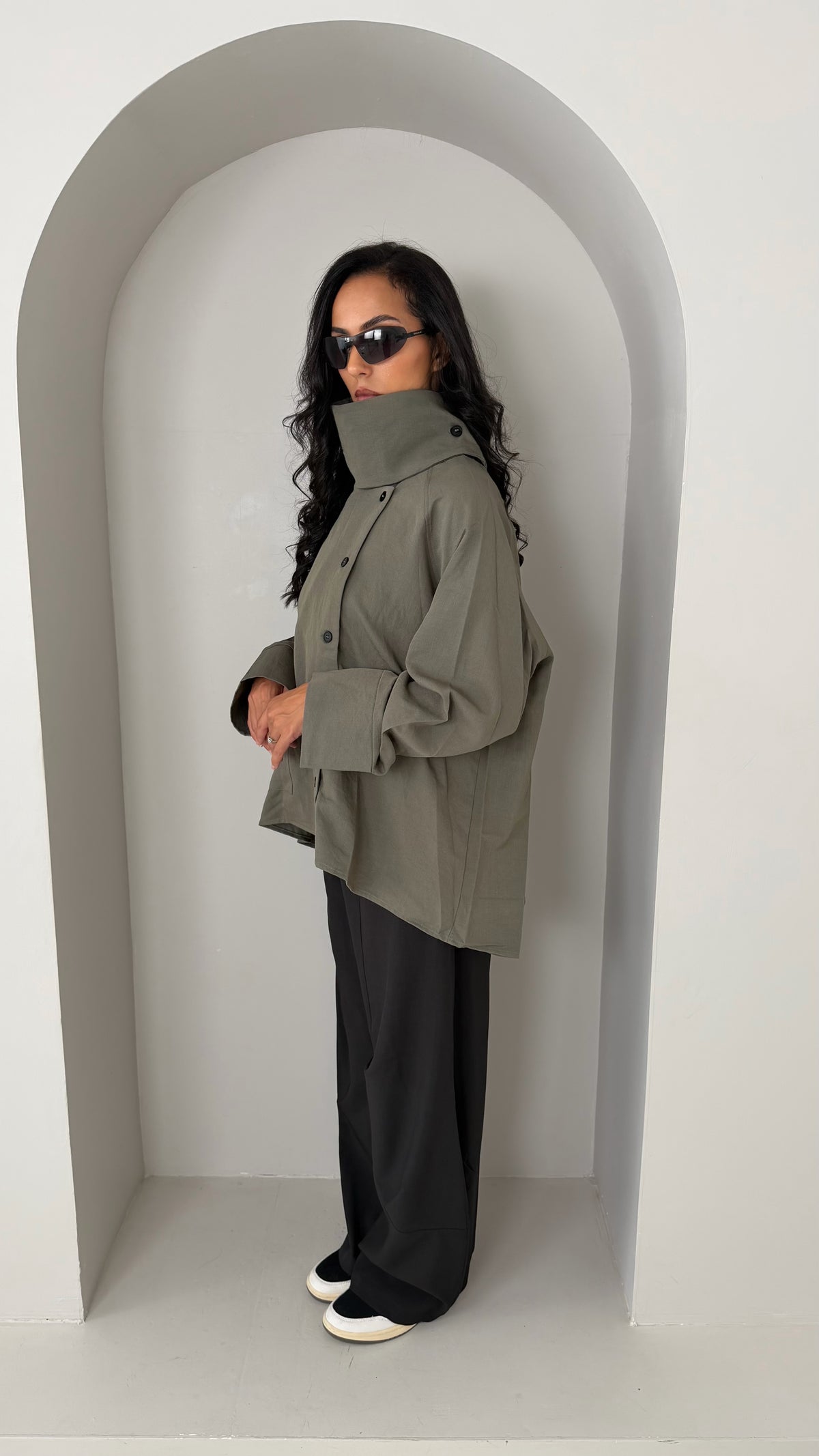 Veste kaki