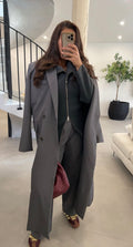 Blazer gris long