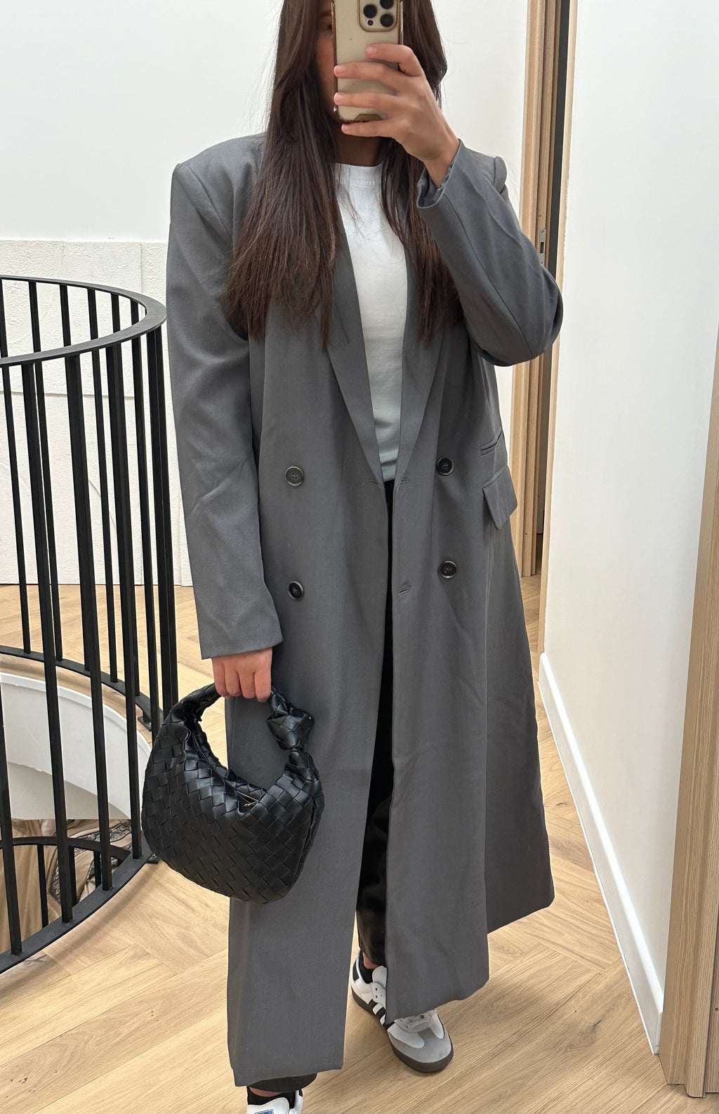 Blazer gris long
