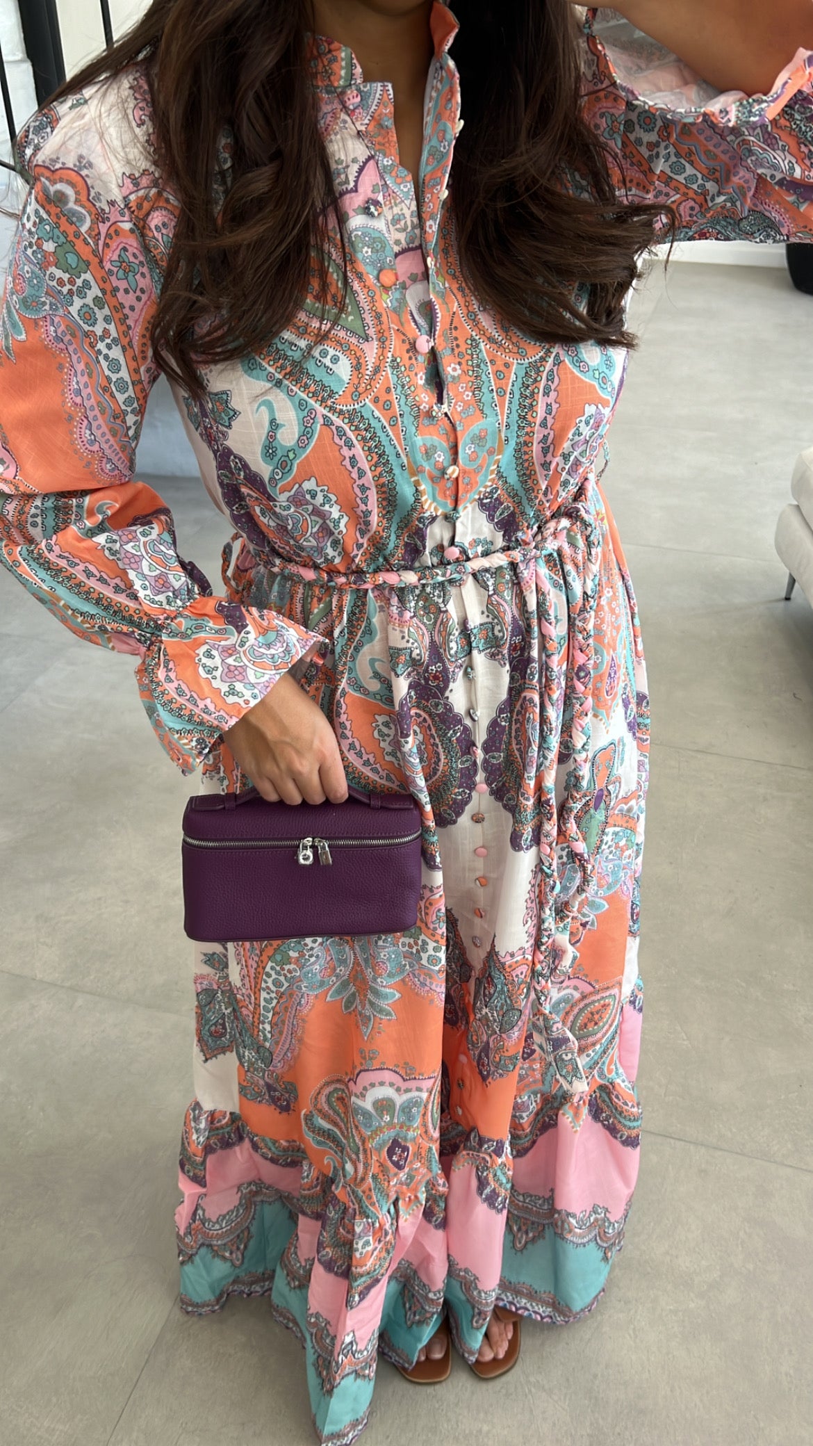 Robe longue alya