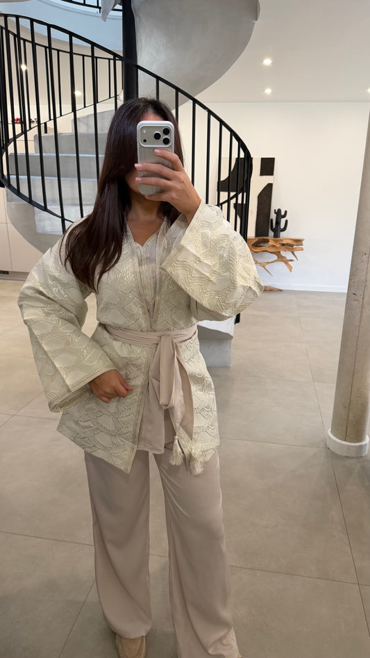 Ensemble 3 pièces brocard