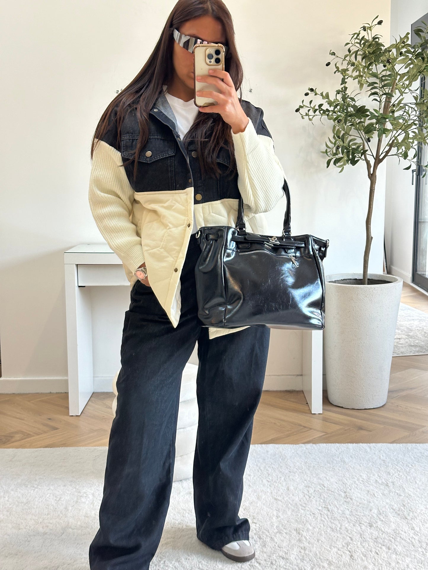 Veste triple matière