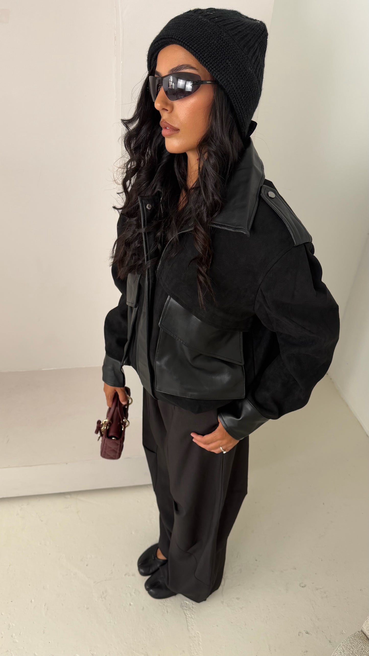 Veste bi matière noire
