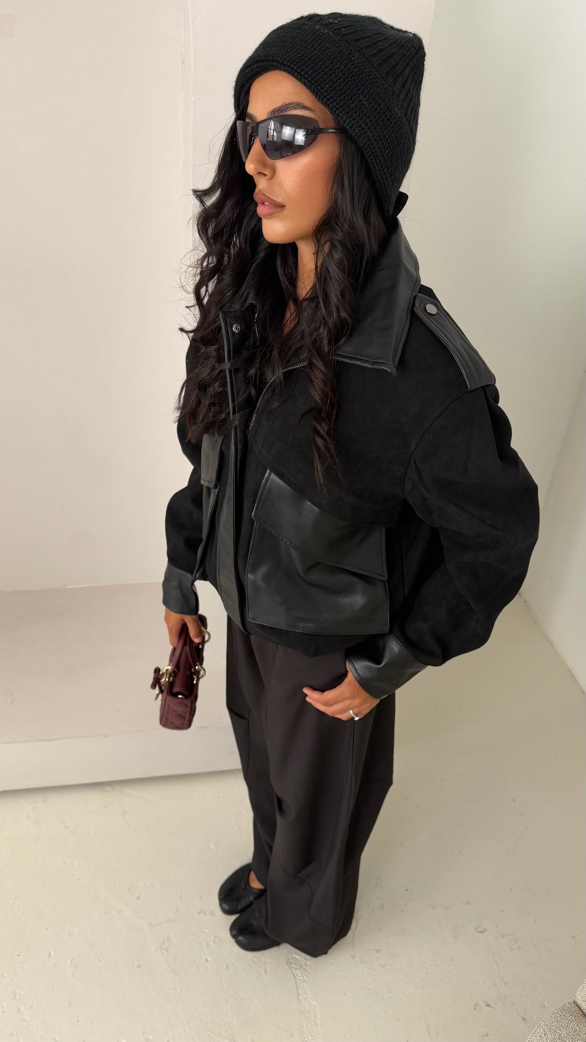 Veste bi matière noire