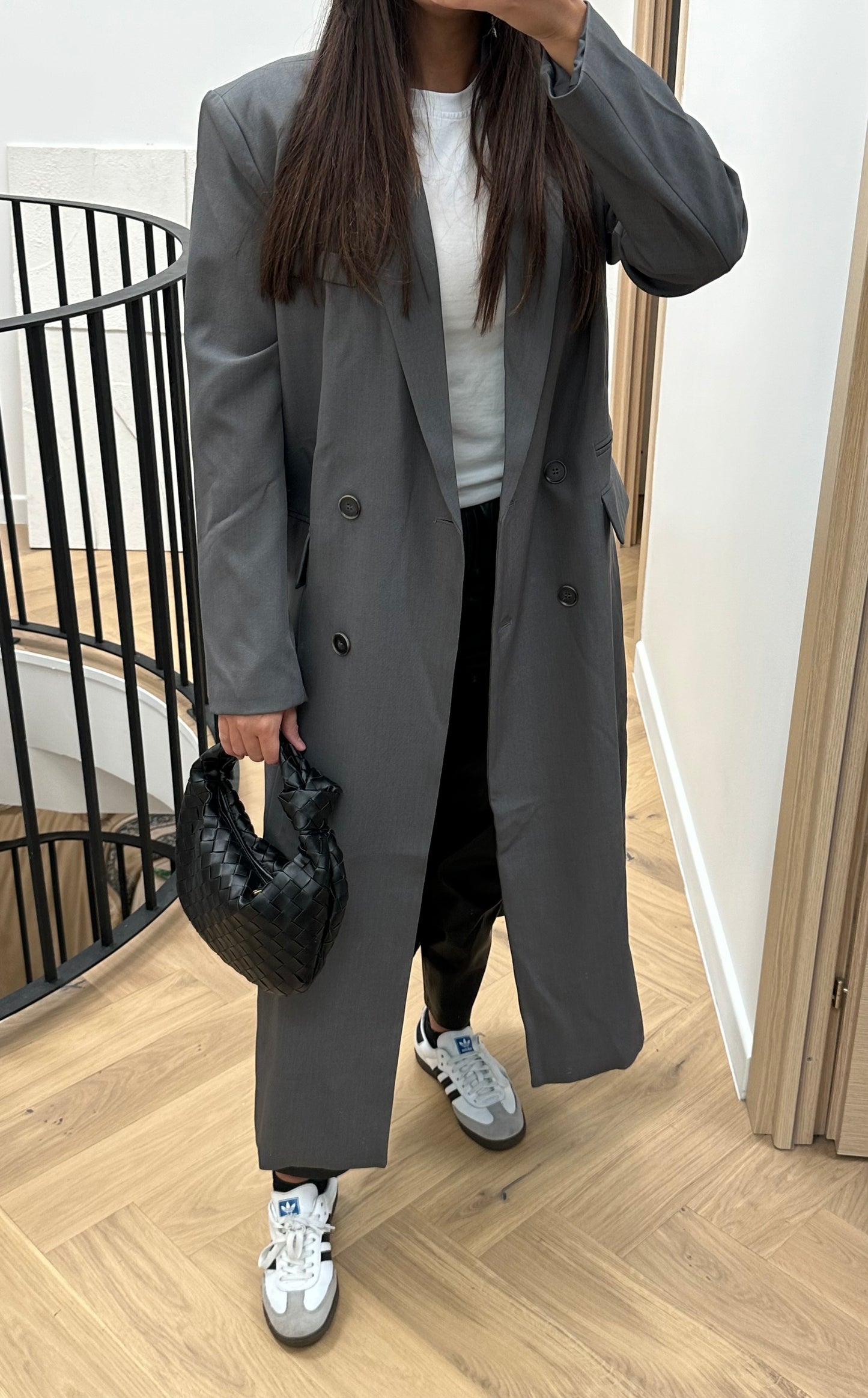 Blazer gris long