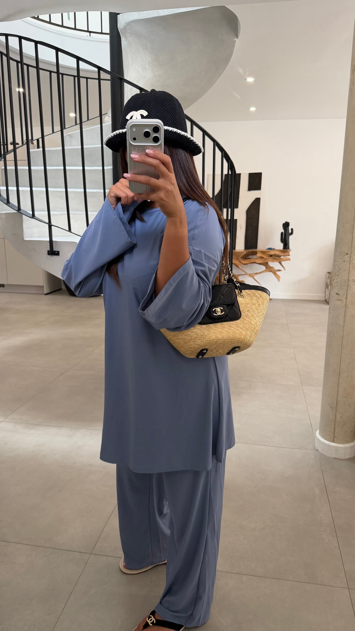 Burkini bleu