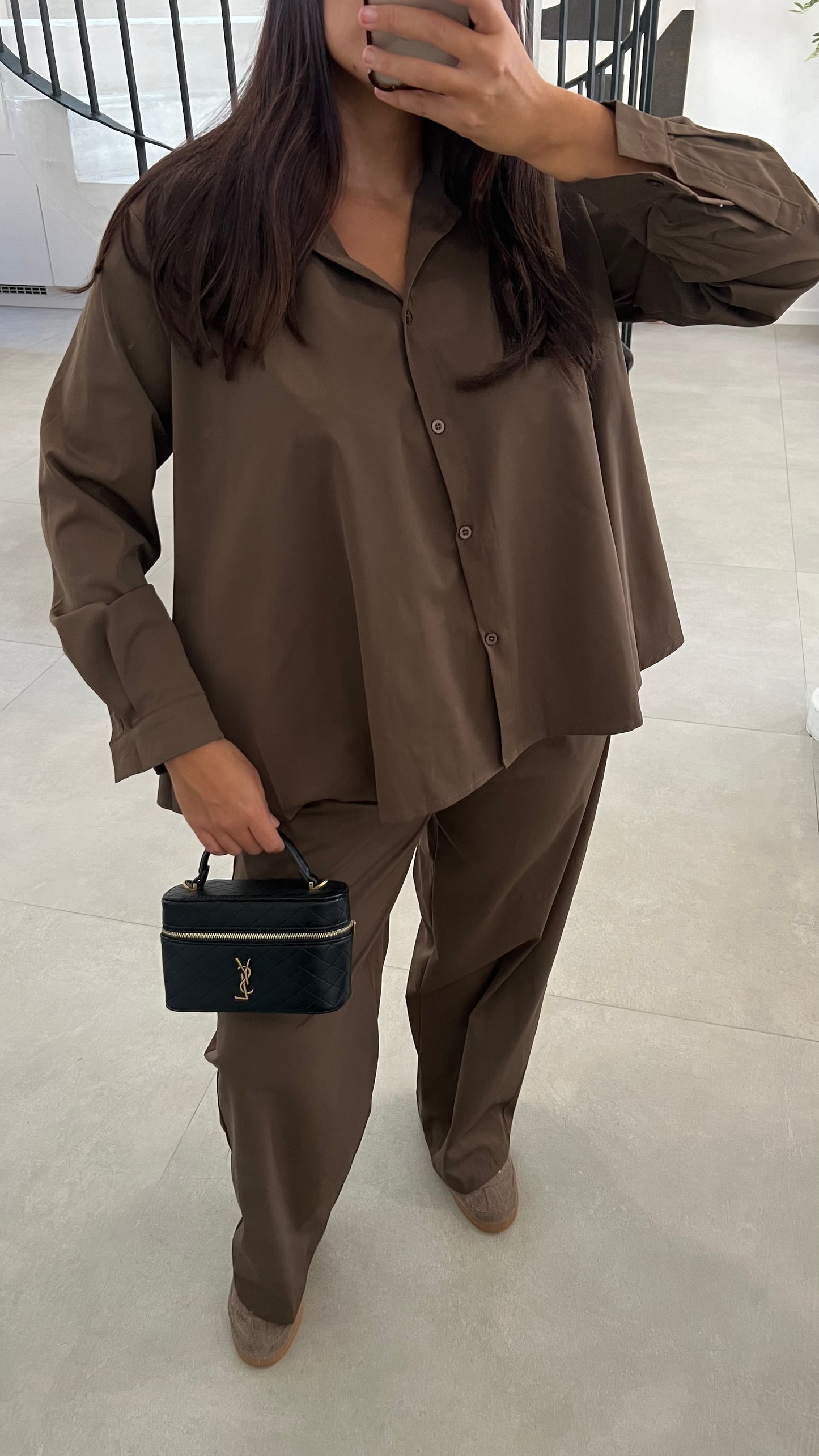 Ensemble en coton choco