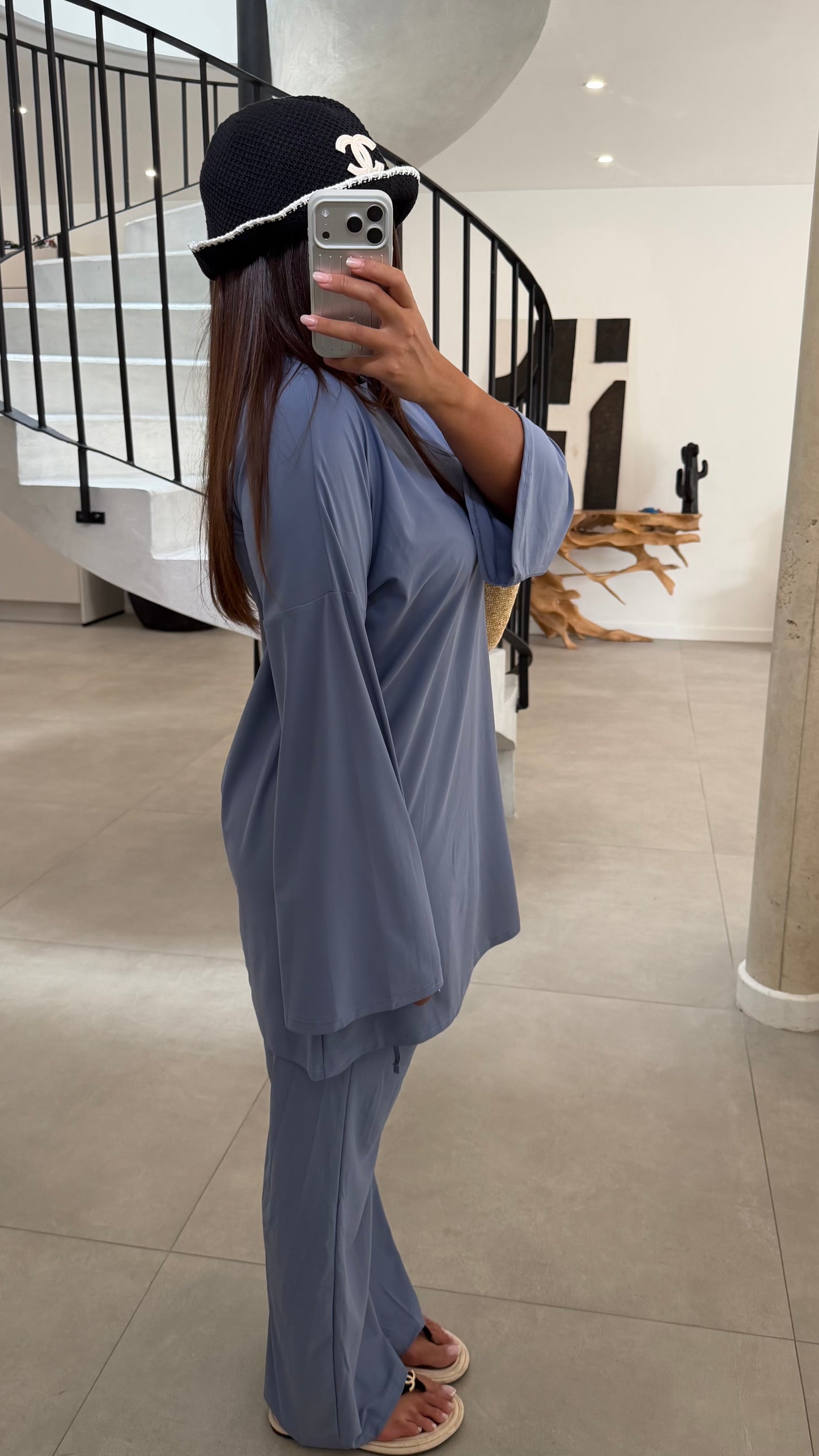 Burkini bleu