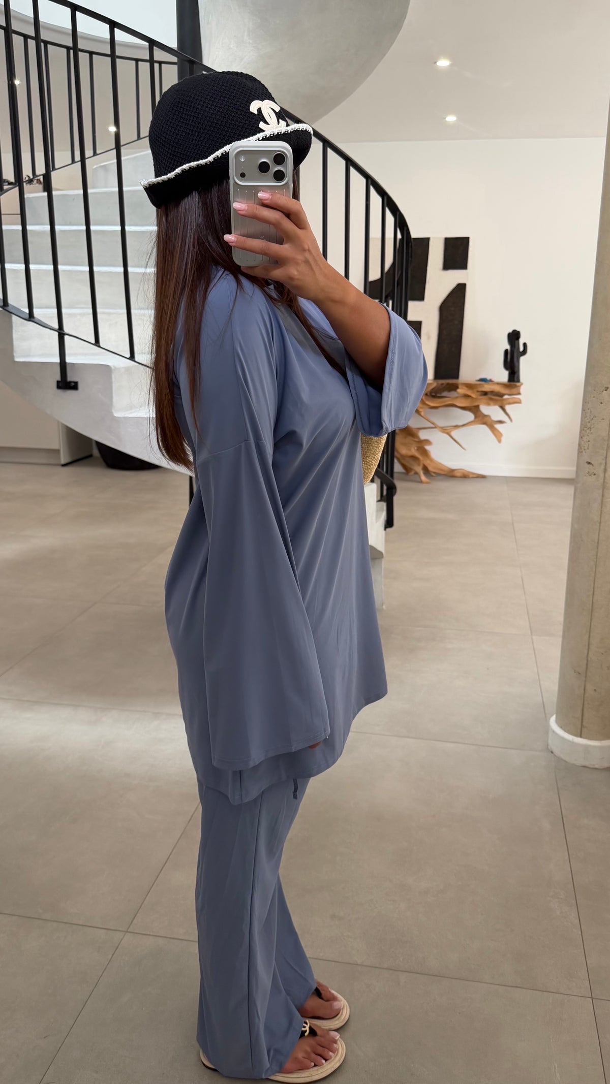 Burkini bleu