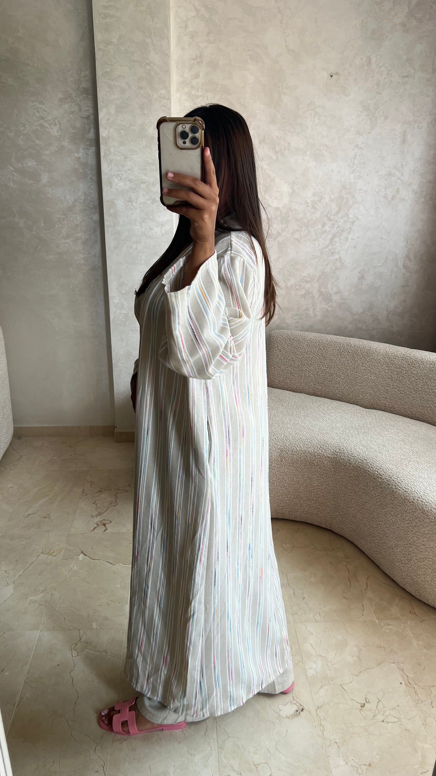 Kimono à rayures