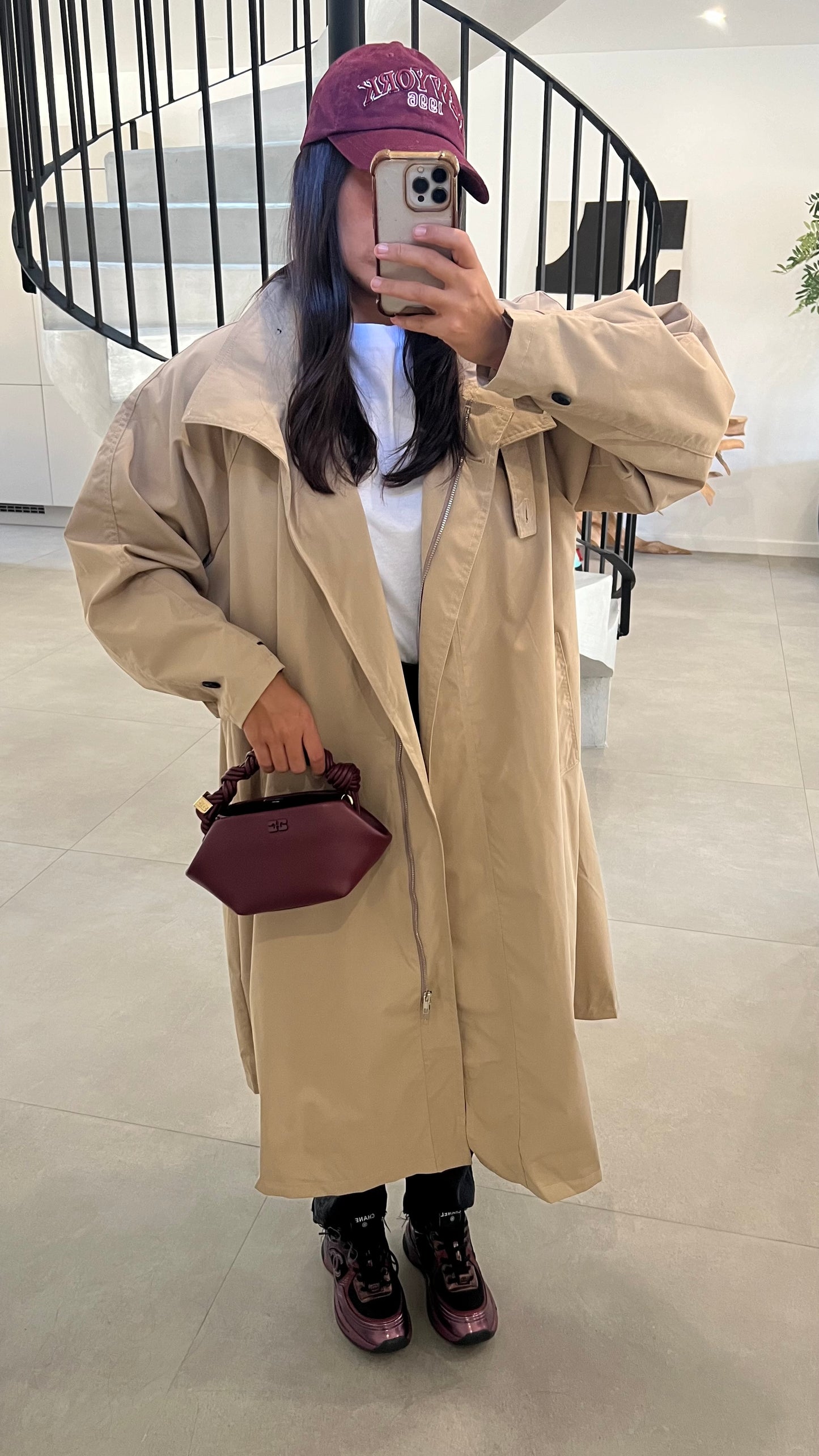 Trench long oversize