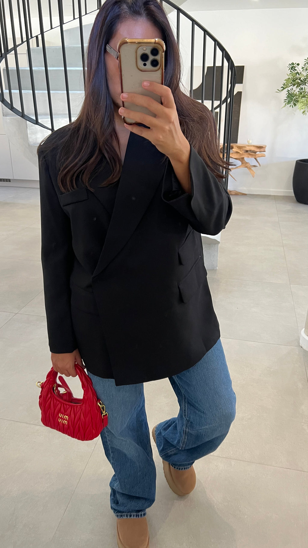 Blazer à poches noir