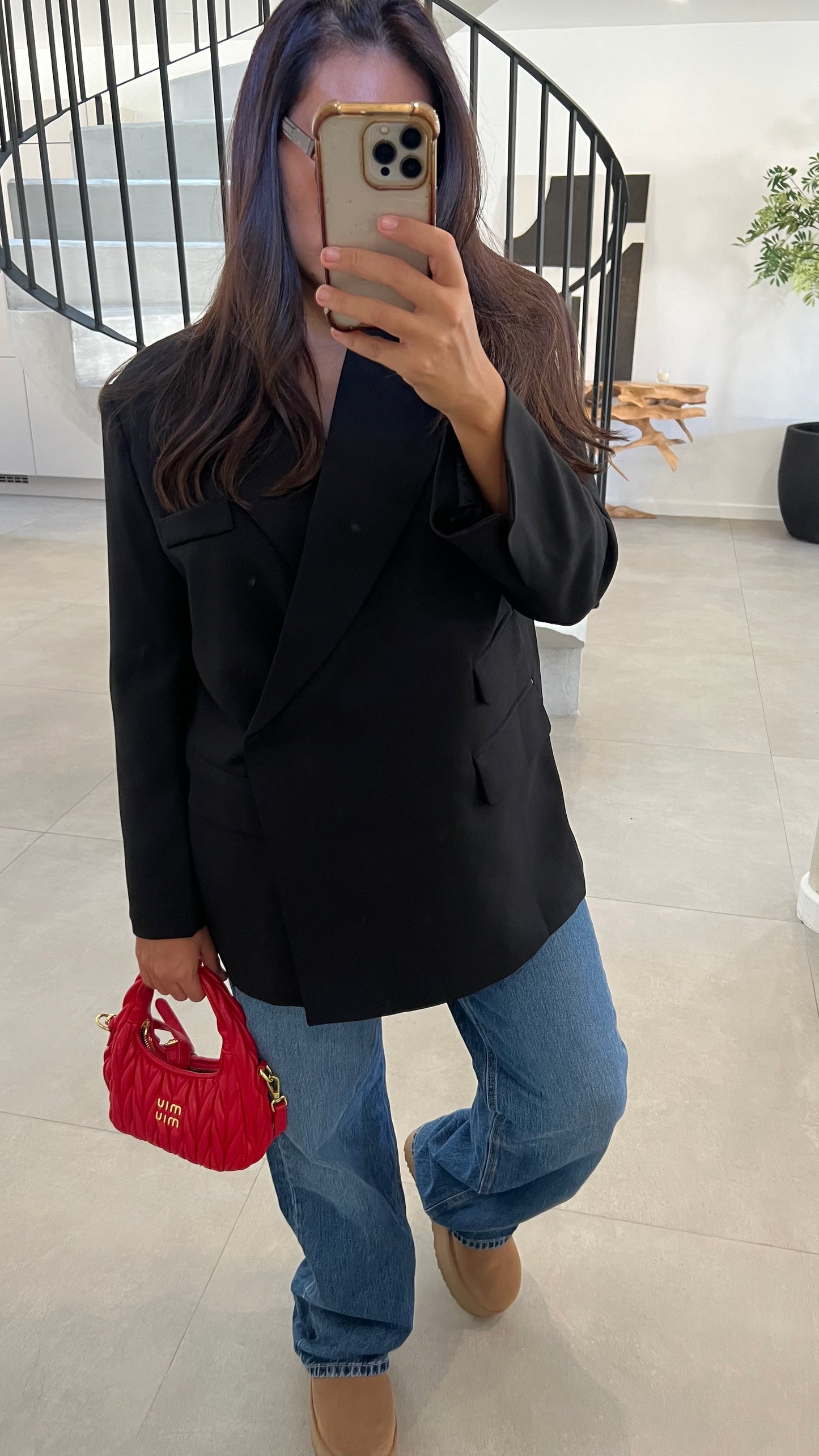 Blazer à poches noir