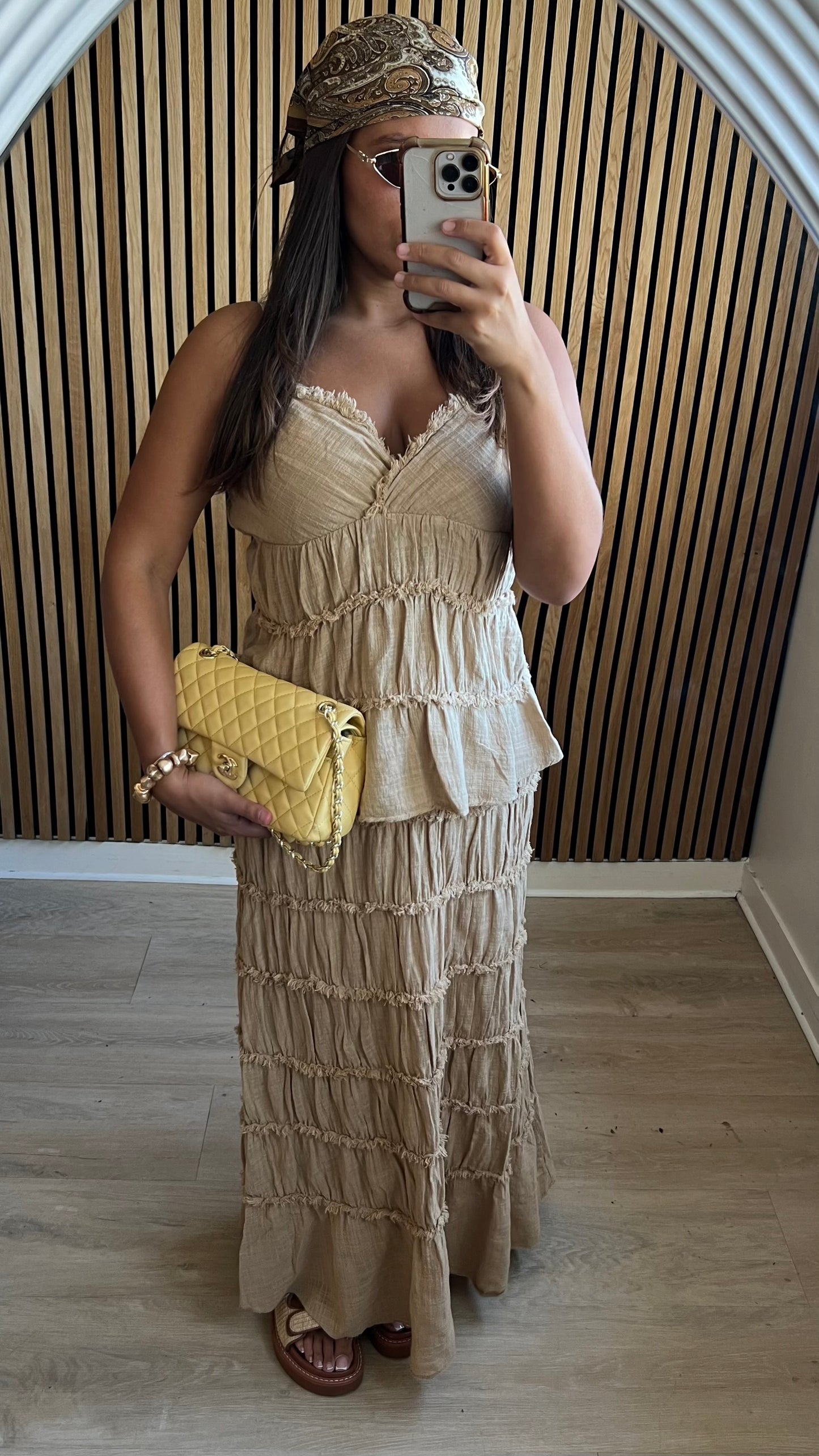 Ensemble jupe sable