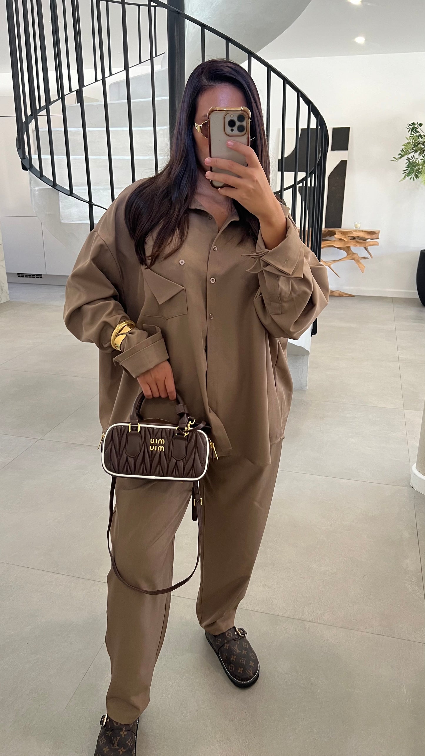 Ensemble aria taupe