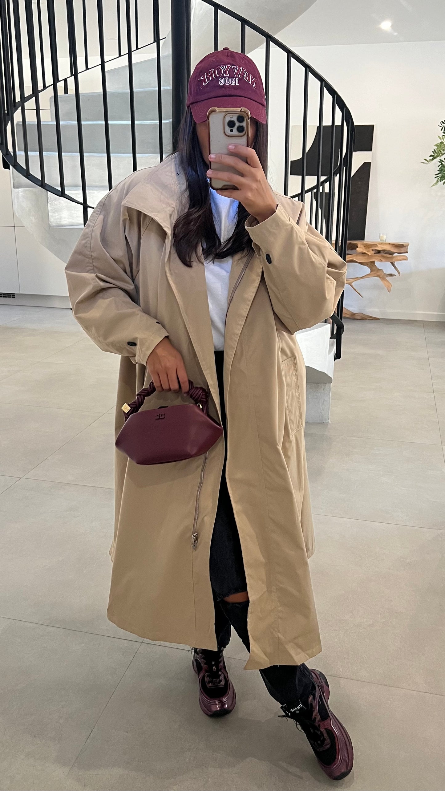Trench long oversize
