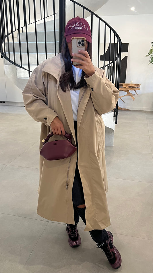 Trench long oversize