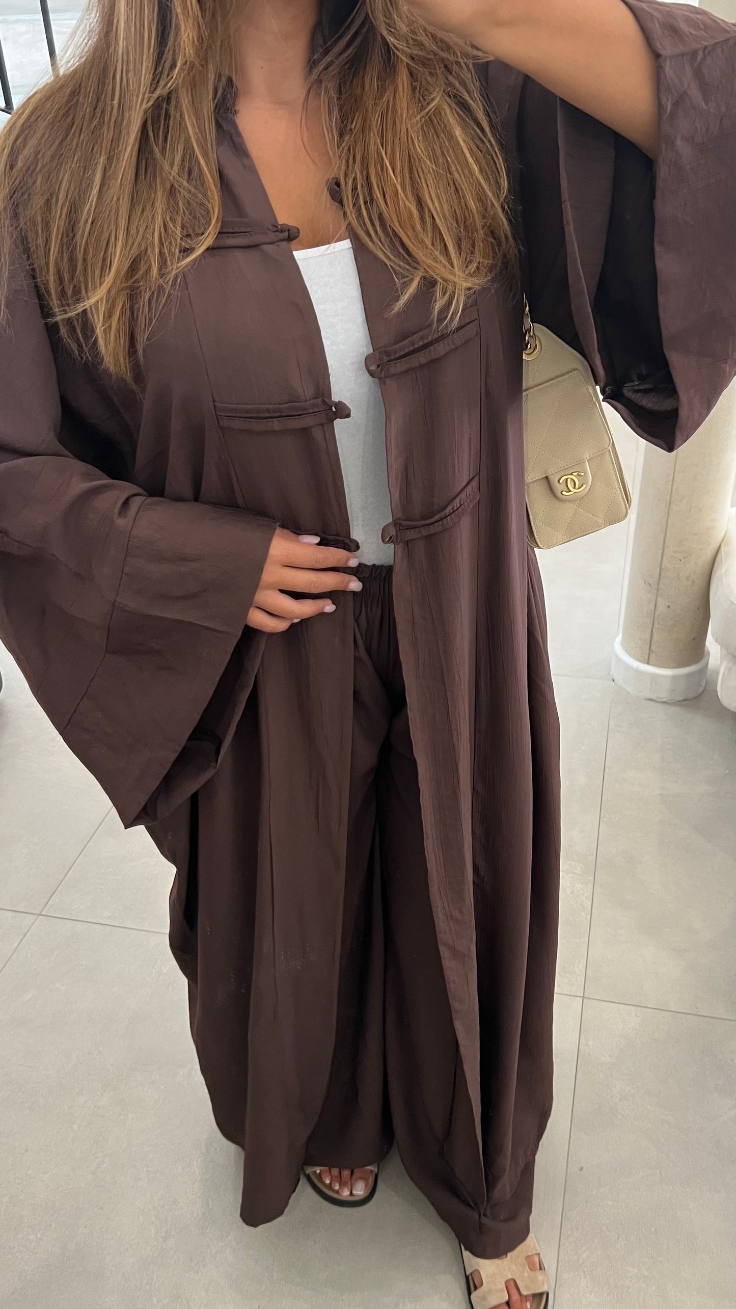 Ensemble kimono + pantalon