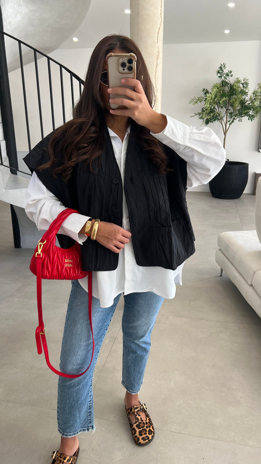 Veste sans manche noire