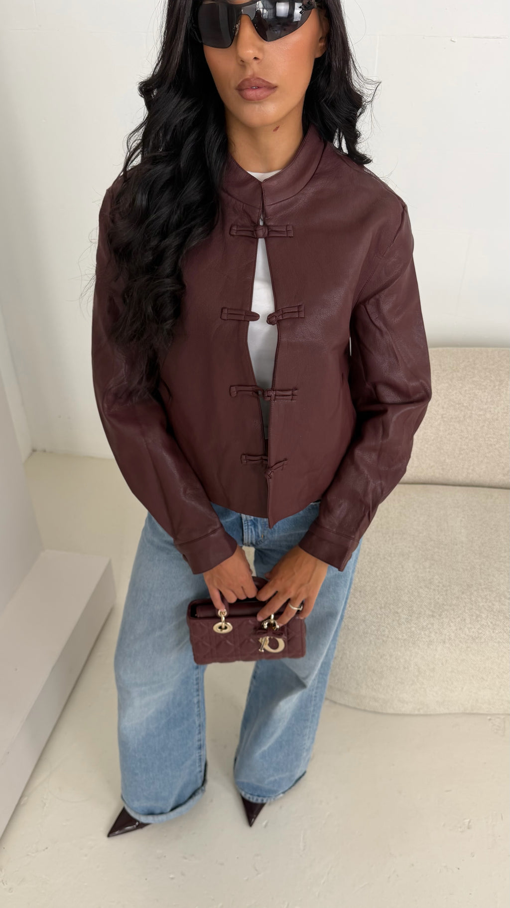 Veste Shanghai bordeaux