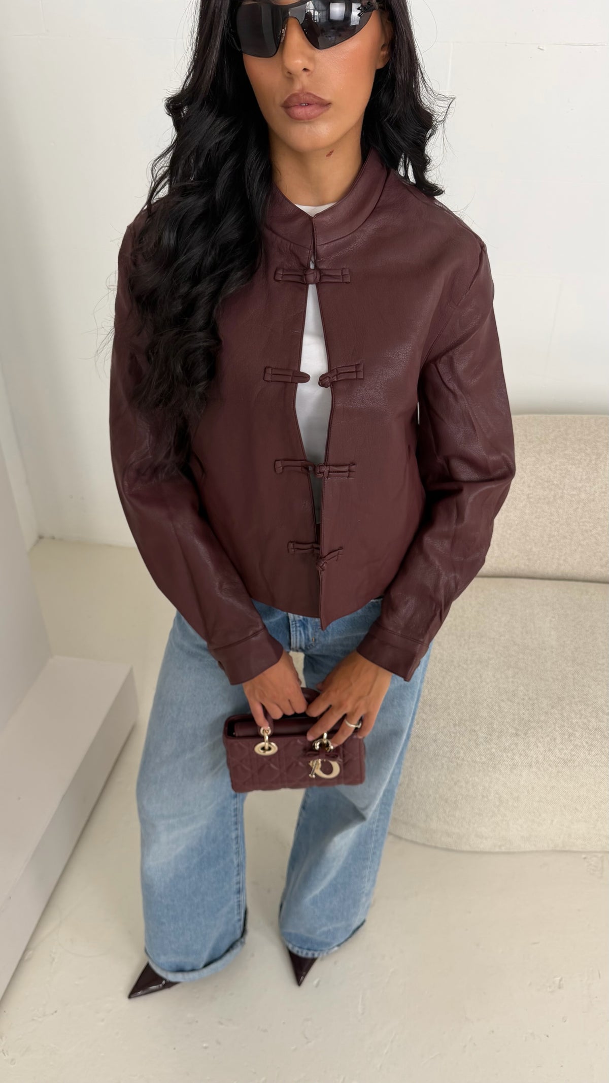 Veste Shanghai bordeaux