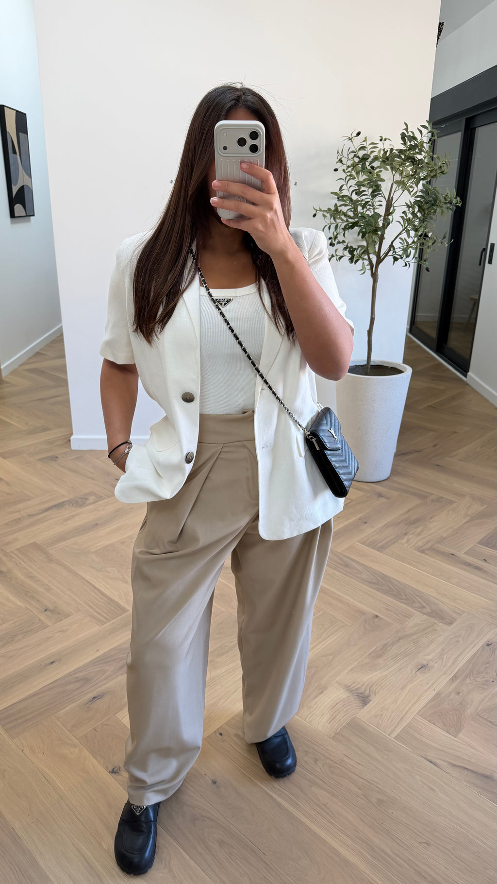 Pantalon ballon beige